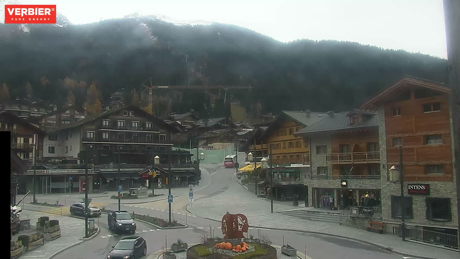 Verbier Ski Village  Center Live Cam - Val de Bagnes, Valais, Switzerland