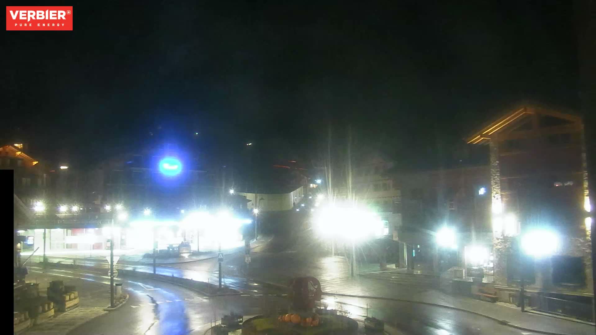 Verbier Ski Village  Center Live Cam - Val de Bagnes, Valais, Switzerland