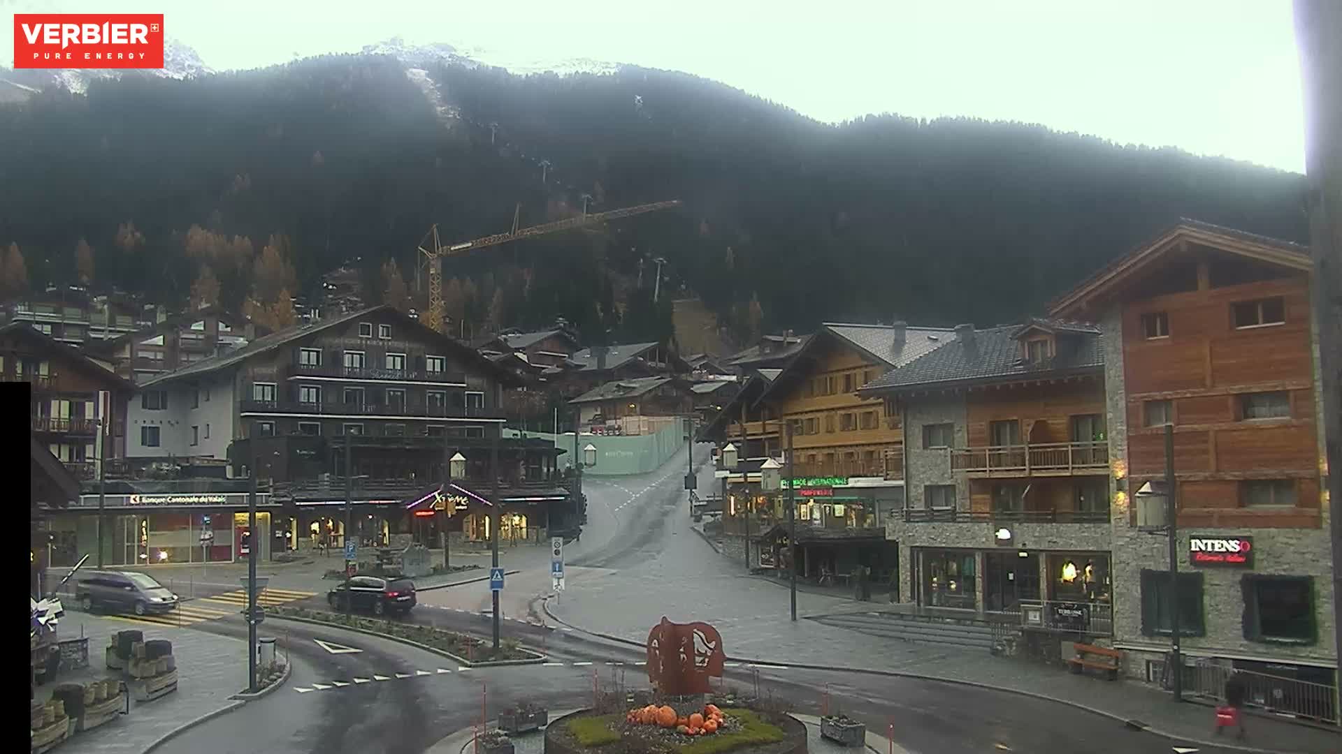 Verbier Ski Village  Center Live Cam - Val de Bagnes, Valais, Switzerland