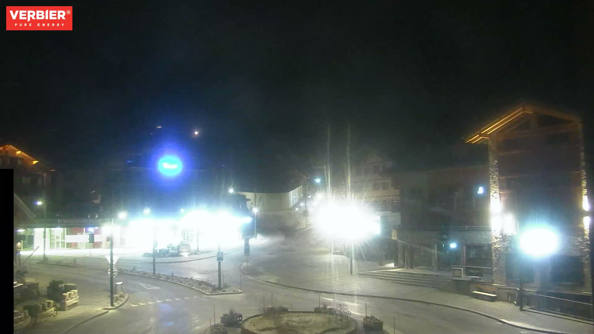 Verbier Ski Village  Center Live Cam - Val de Bagnes, Valais, Switzerland