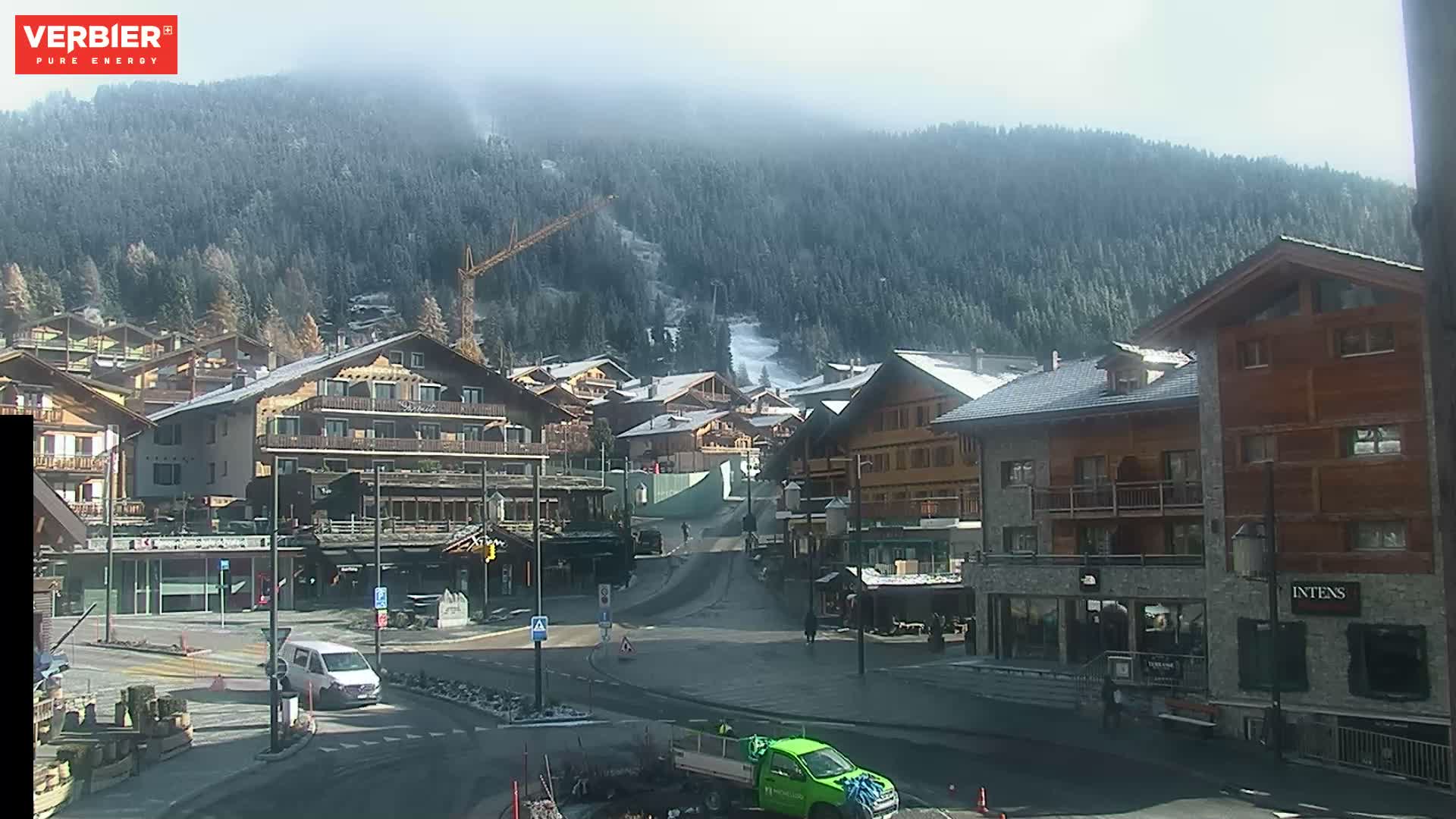 Verbier Ski Village  Center Live Cam - Val de Bagnes, Valais, Switzerland