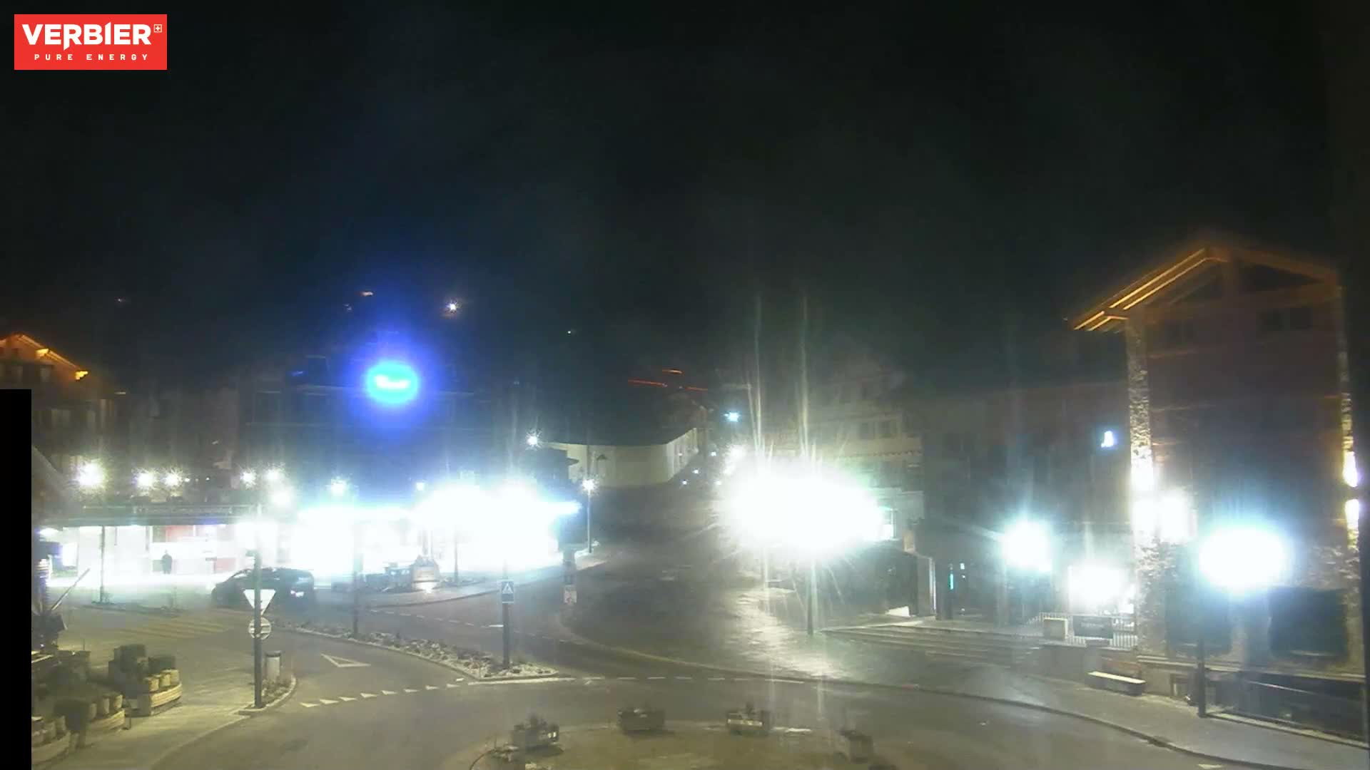 Verbier Ski Village  Center Live Cam - Val de Bagnes, Valais, Switzerland
