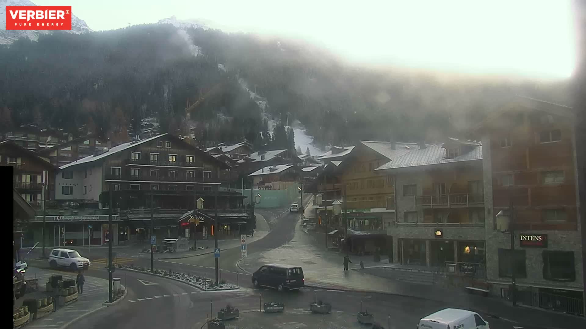 Verbier Ski Village  Center Live Cam - Val de Bagnes, Valais, Switzerland