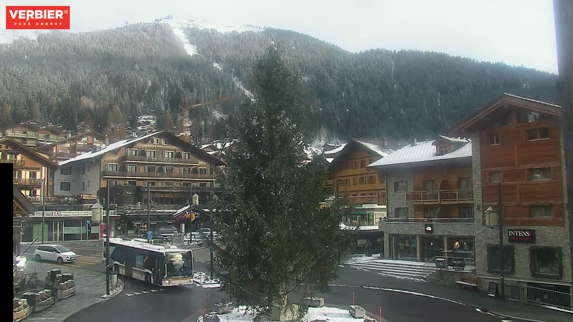 Verbier Ski Village  Center Live Cam - Val de Bagnes, Valais, Switzerland