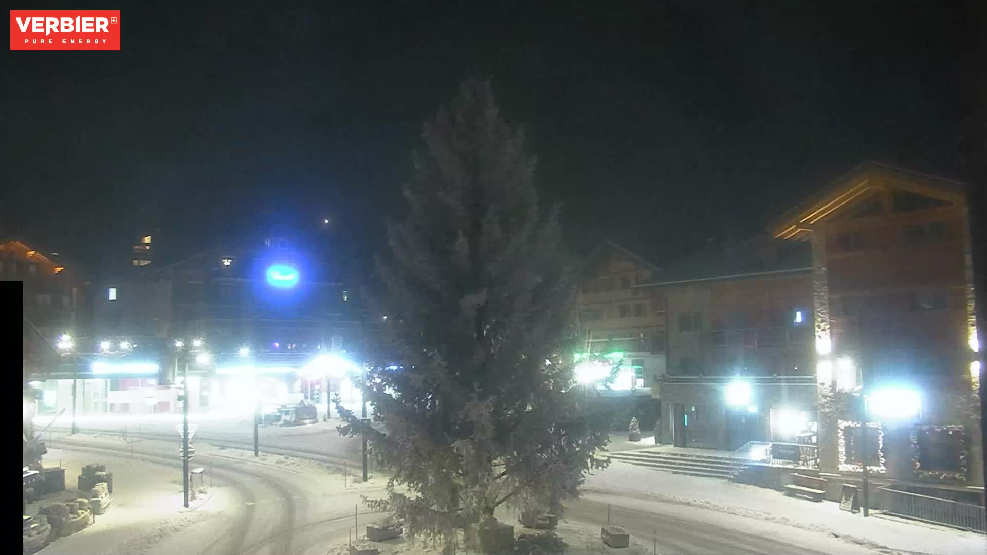Verbier Ski Village  Center Live Cam - Val de Bagnes, Valais, Switzerland
