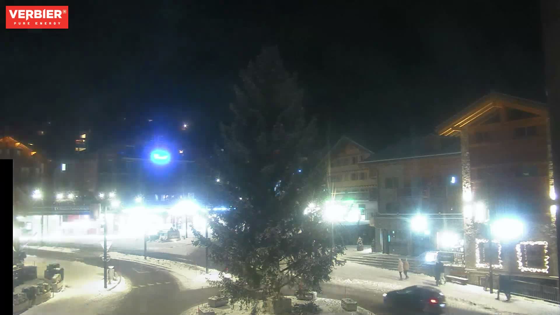 Verbier Ski Village  Center Live Cam - Val de Bagnes, Valais, Switzerland