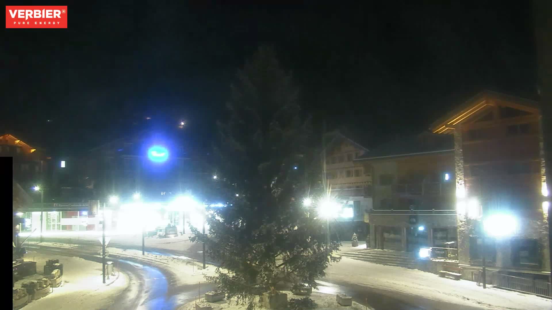 Verbier Ski Village  Center Live Cam - Val de Bagnes, Valais, Switzerland