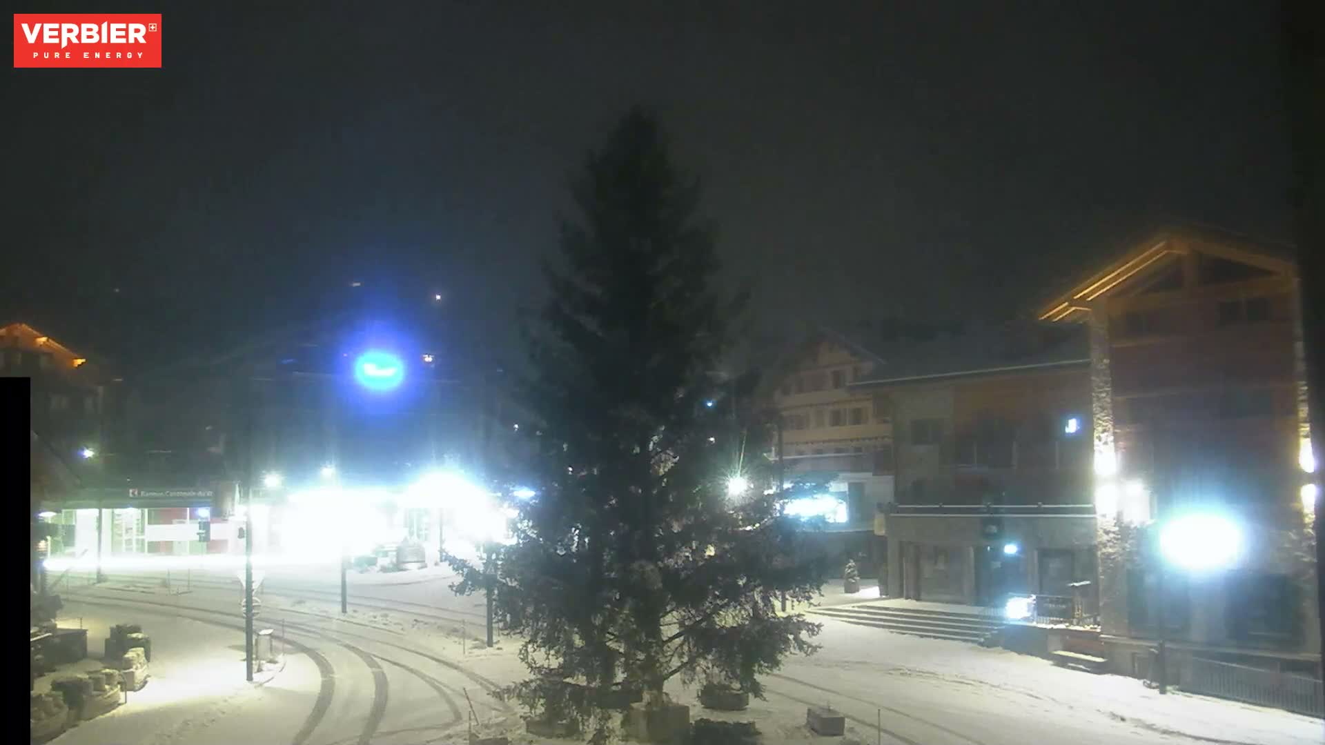 Verbier Ski Village  Center Live Cam - Val de Bagnes, Valais, Switzerland