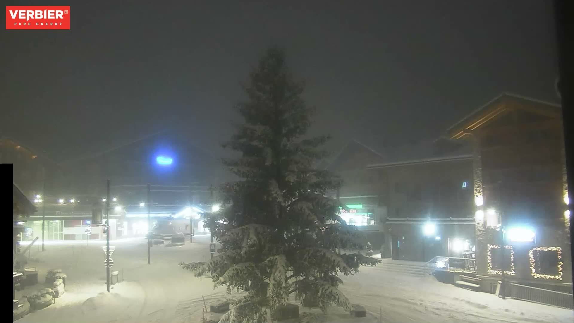 Verbier Ski Village  Center Live Cam - Val de Bagnes, Valais, Switzerland