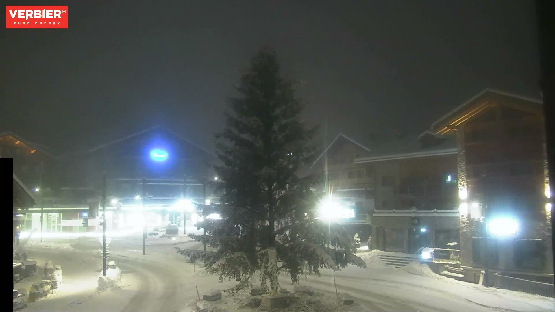 Verbier Ski Village  Center Live Cam - Val de Bagnes, Valais, Switzerland