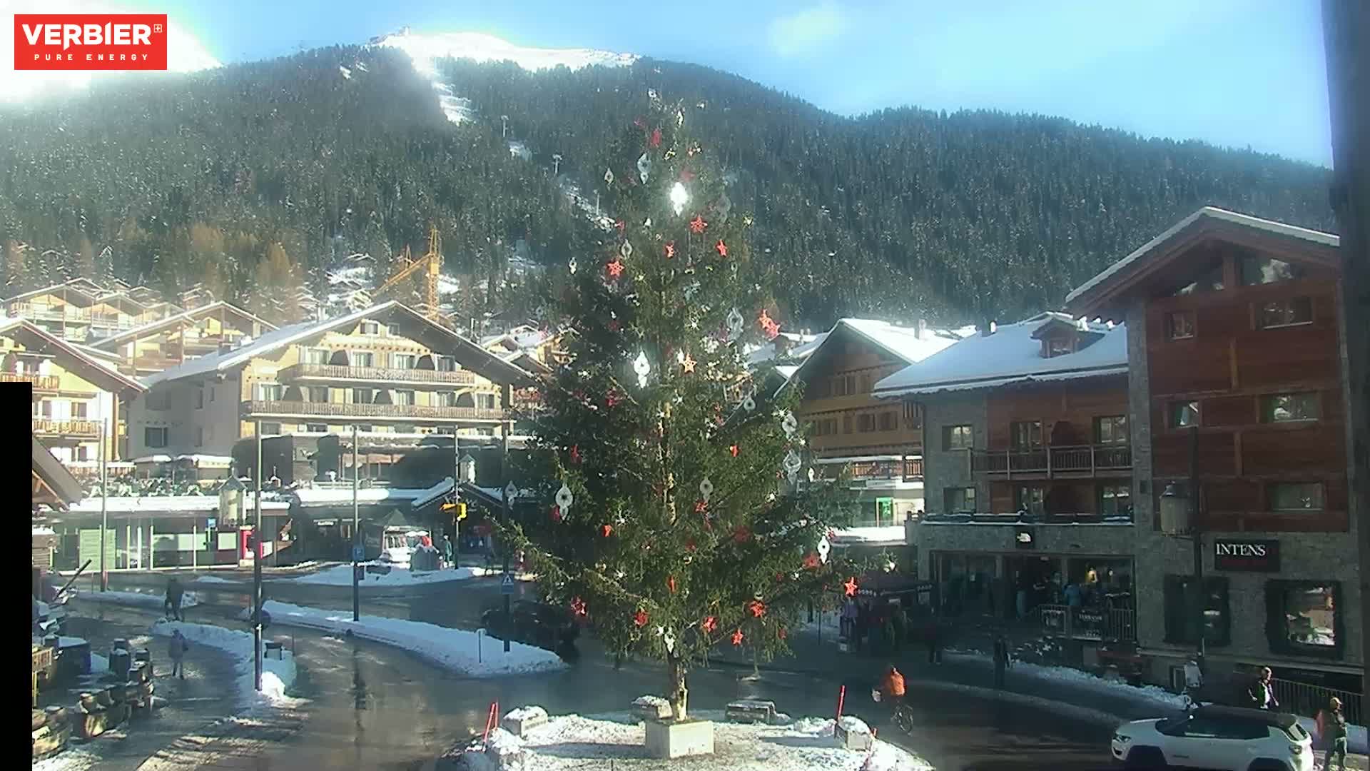 Verbier Ski Village  Center Live Cam - Val de Bagnes, Valais, Switzerland