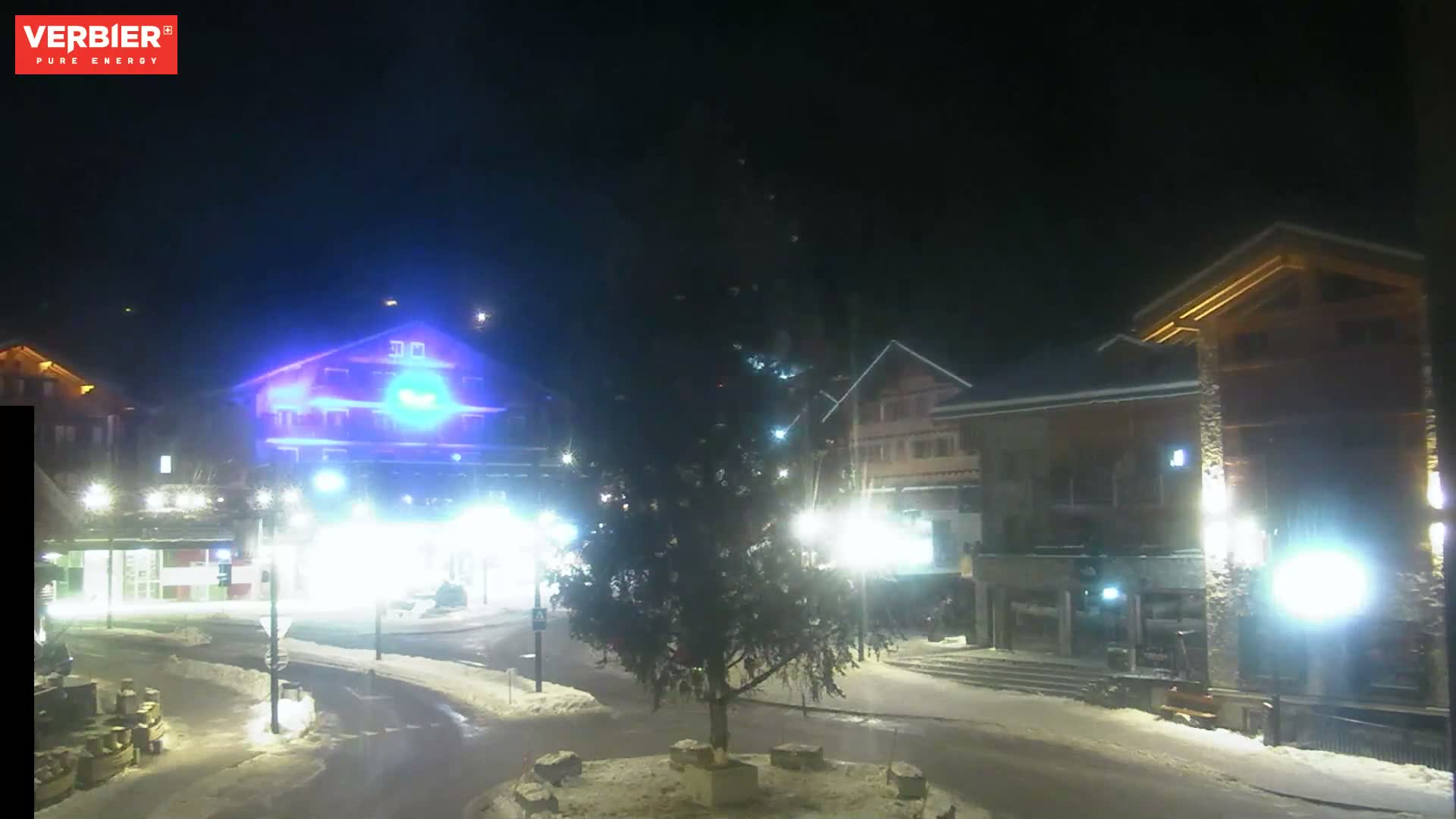 Verbier Ski Village  Center Live Cam - Val de Bagnes, Valais, Switzerland