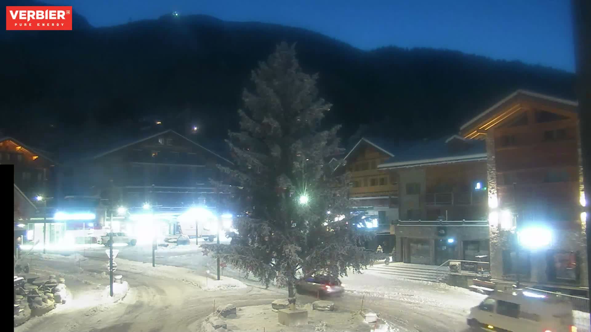 Verbier Ski Village  Center Live Cam - Val de Bagnes, Valais, Switzerland