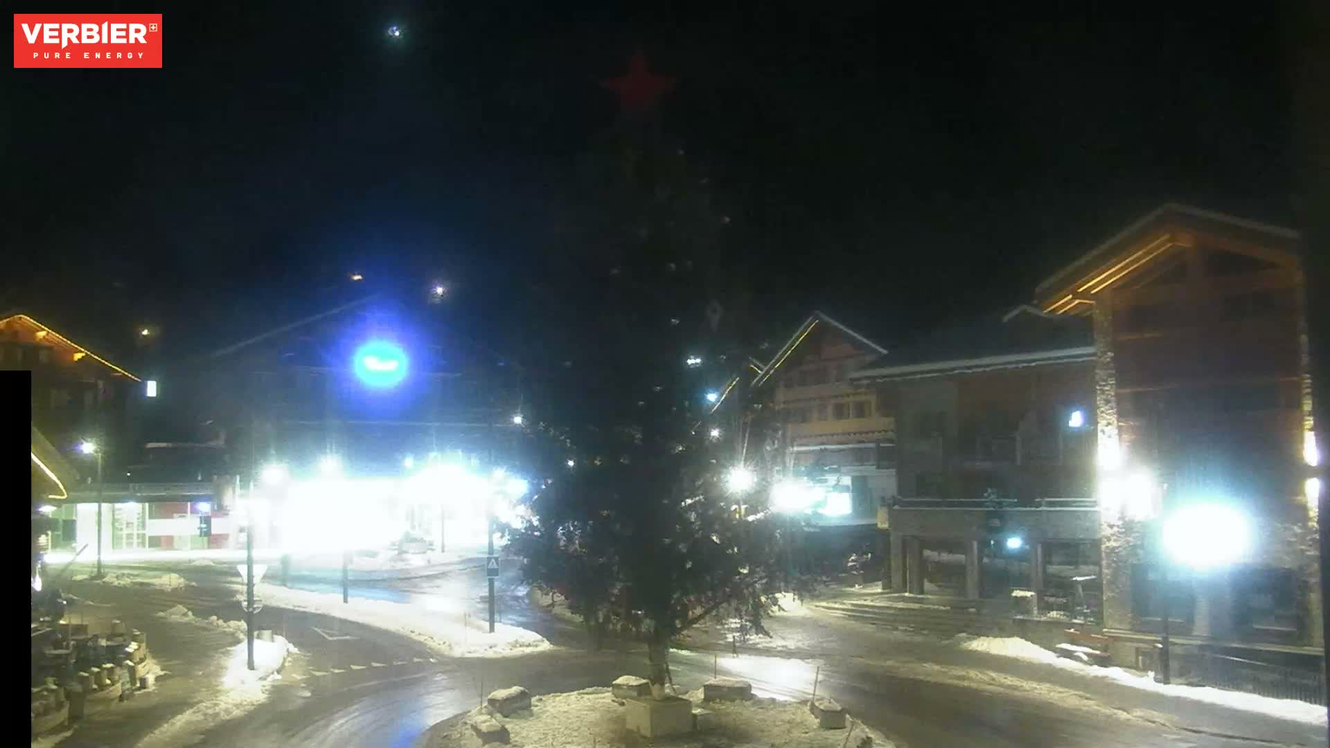 Verbier Ski Village  Center Live Cam - Val de Bagnes, Valais, Switzerland