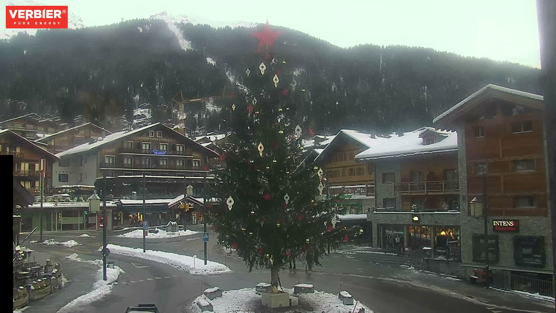 Verbier Ski Village  Center Live Cam - Val de Bagnes, Valais, Switzerland