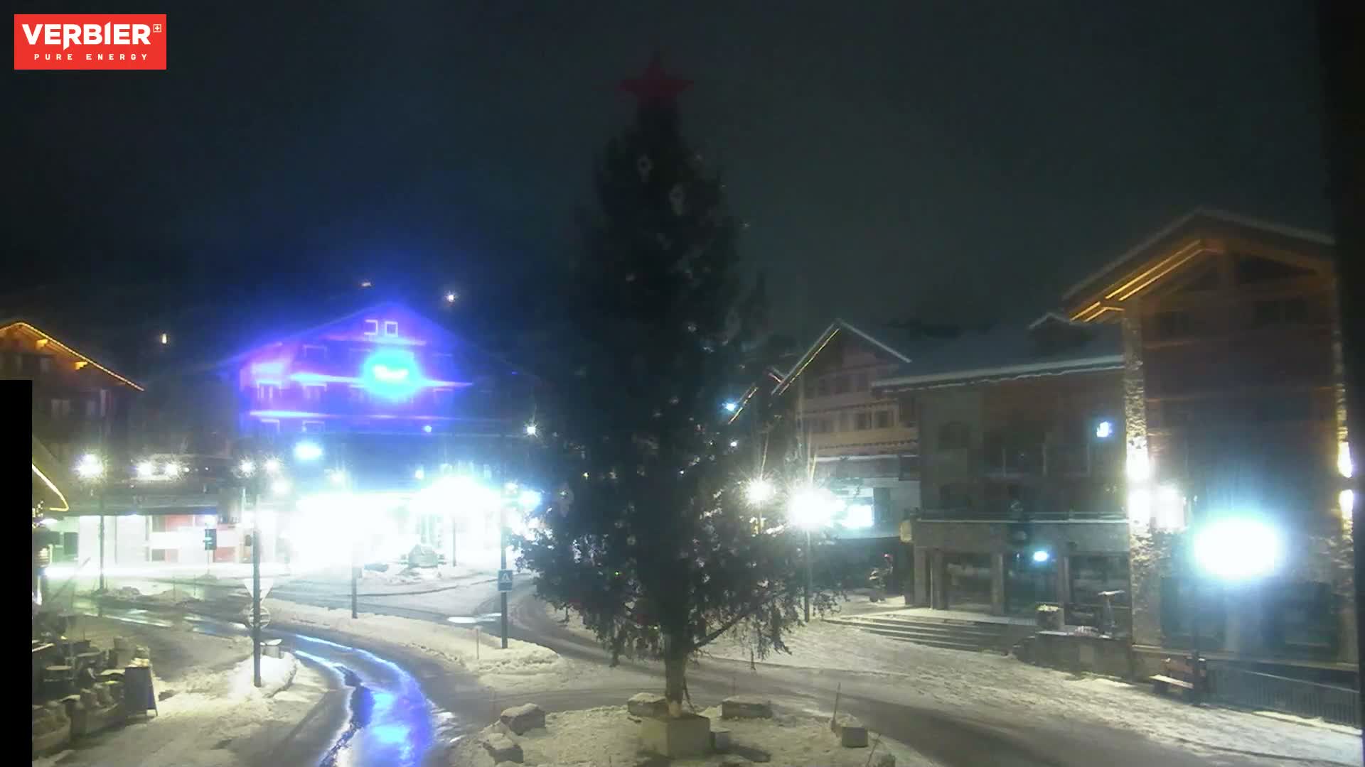 Verbier Ski Village  Center Live Cam - Val de Bagnes, Valais, Switzerland