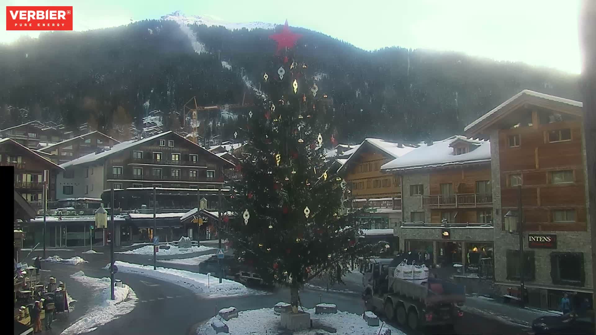 Verbier Ski Village  Center Live Cam - Val de Bagnes, Valais, Switzerland