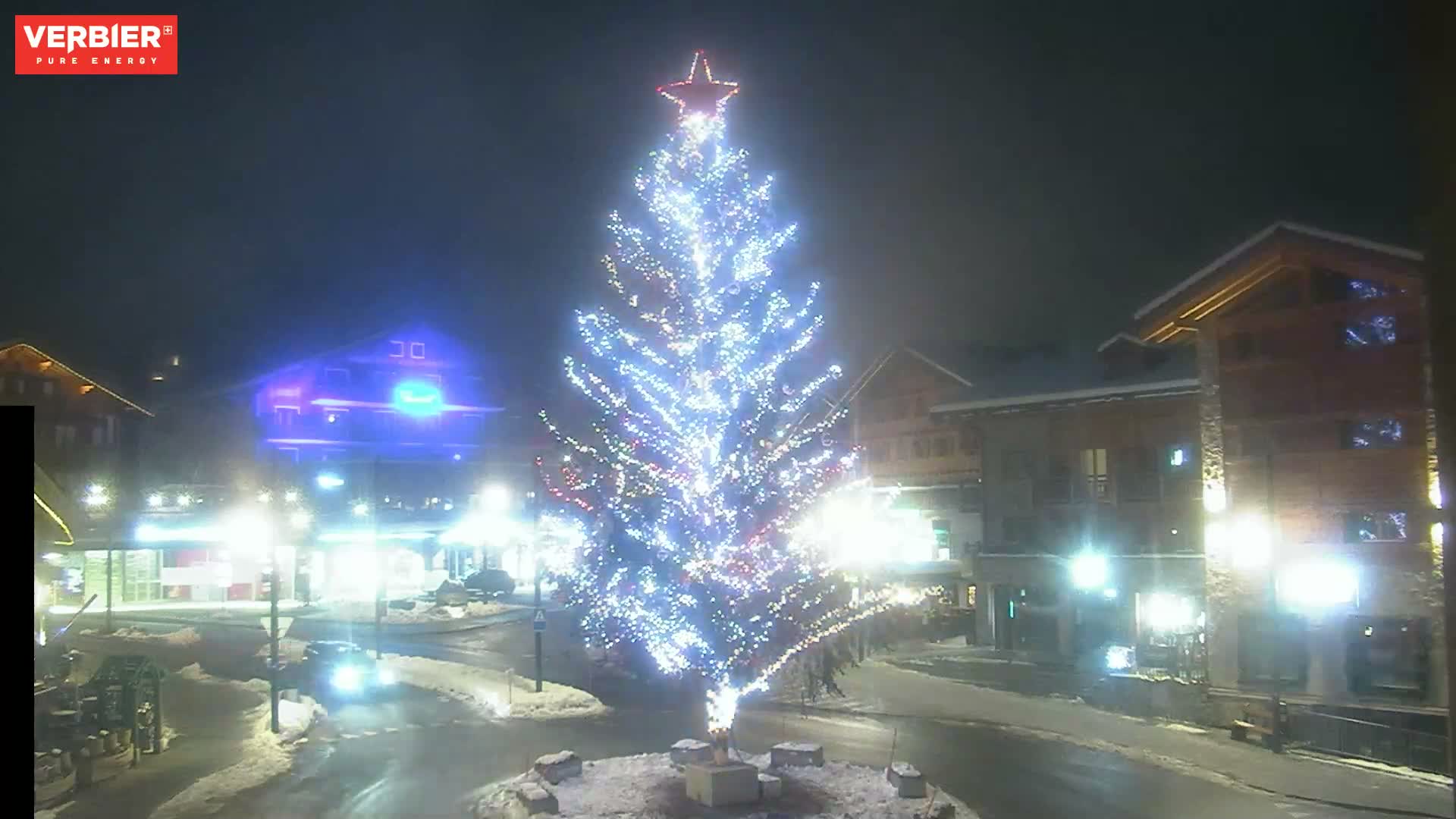 Verbier Ski Village  Center Live Cam - Val de Bagnes, Valais, Switzerland