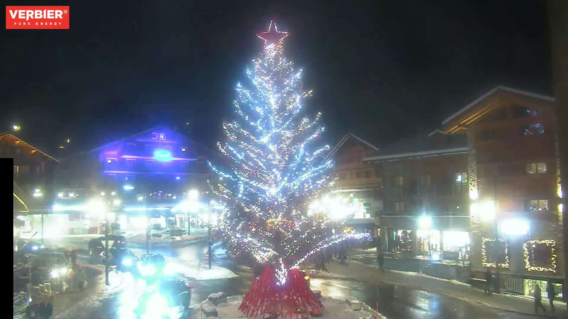 Verbier Ski Village  Center Live Cam - Val de Bagnes, Valais, Switzerland