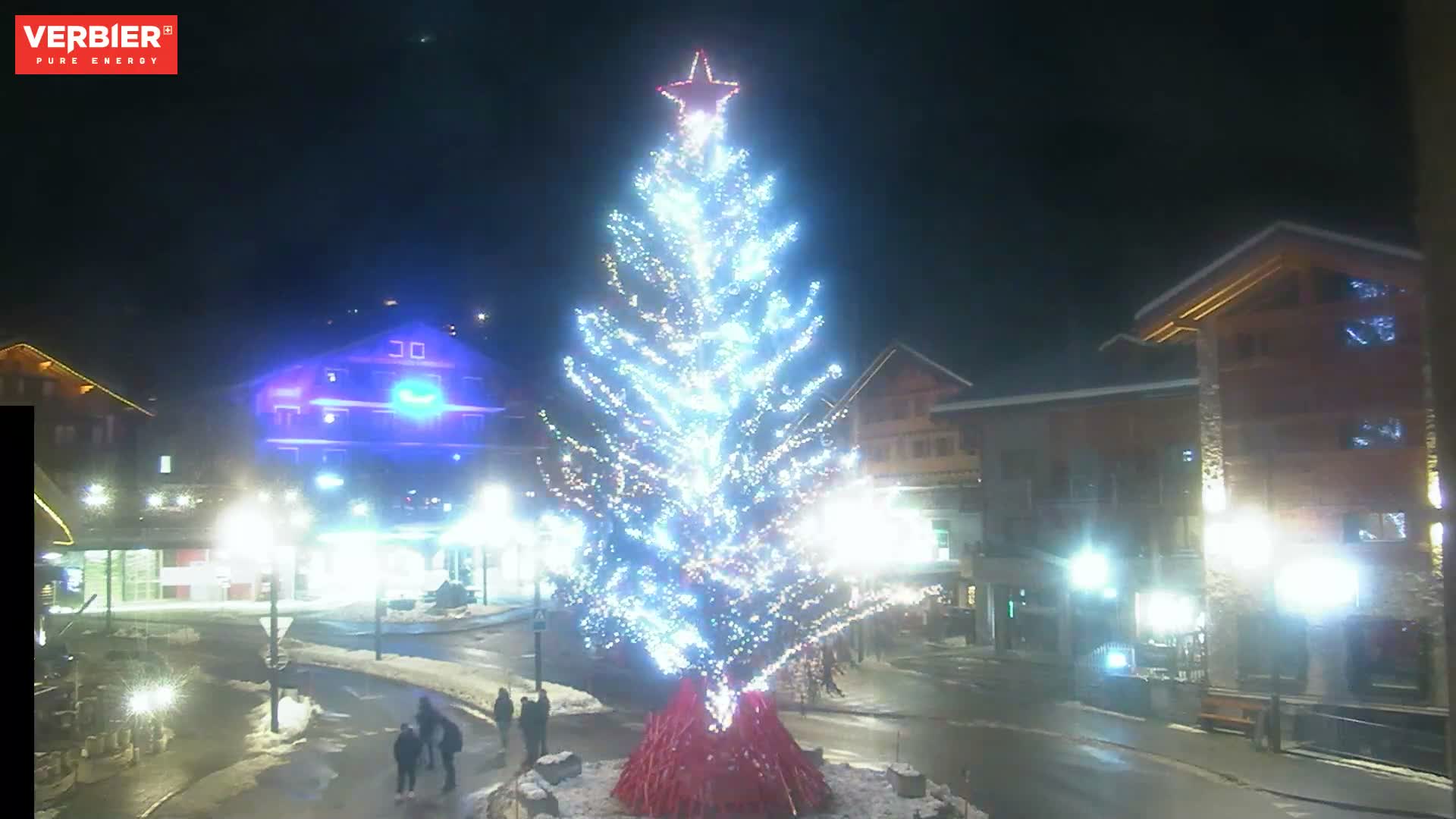 Verbier Ski Village  Center Live Cam - Val de Bagnes, Valais, Switzerland