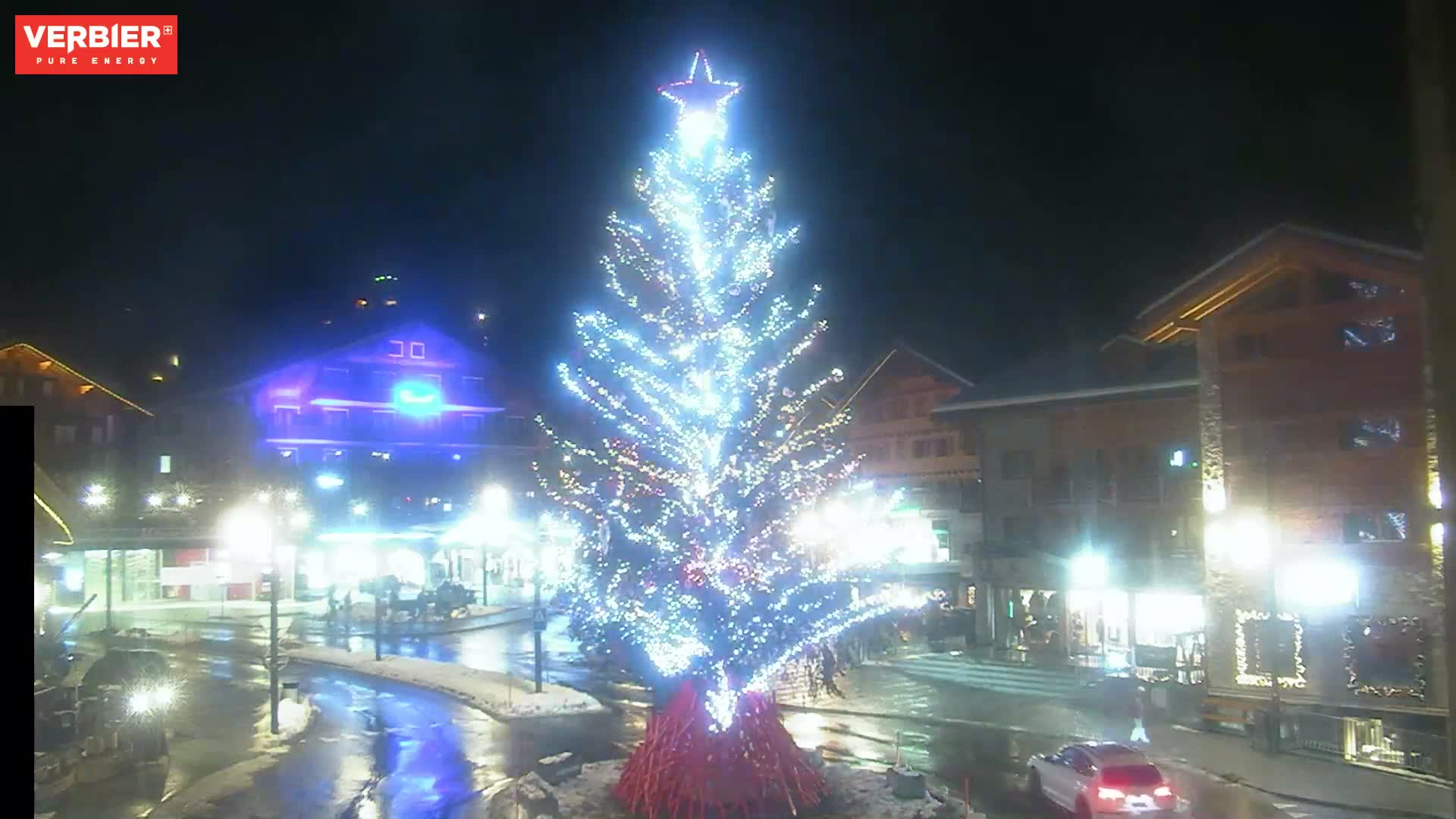 Verbier Ski Village  Center Live Cam - Val de Bagnes, Valais, Switzerland