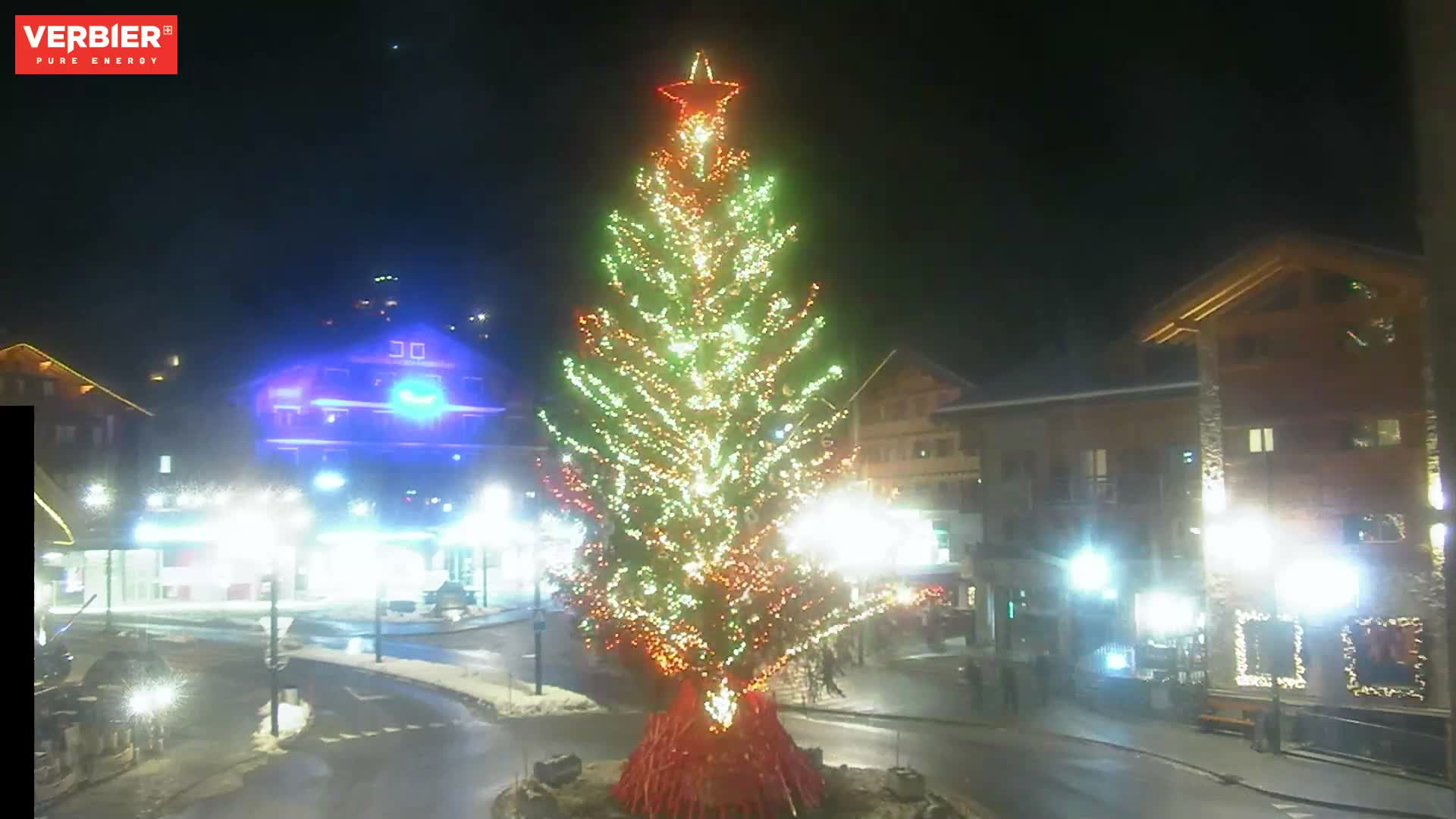 Verbier Ski Village  Center Live Cam - Val de Bagnes, Valais, Switzerland