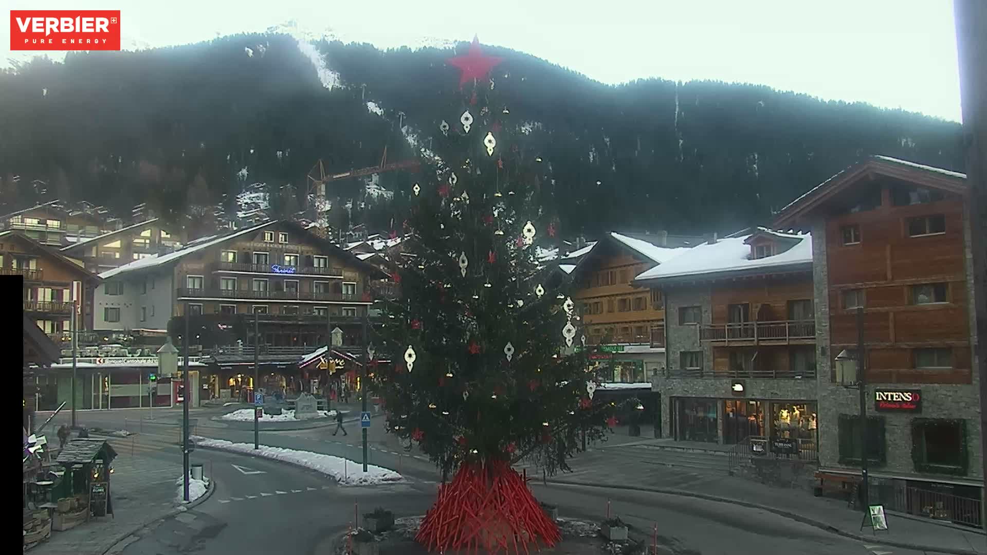 Verbier Ski Village  Center Live Cam - Val de Bagnes, Valais, Switzerland