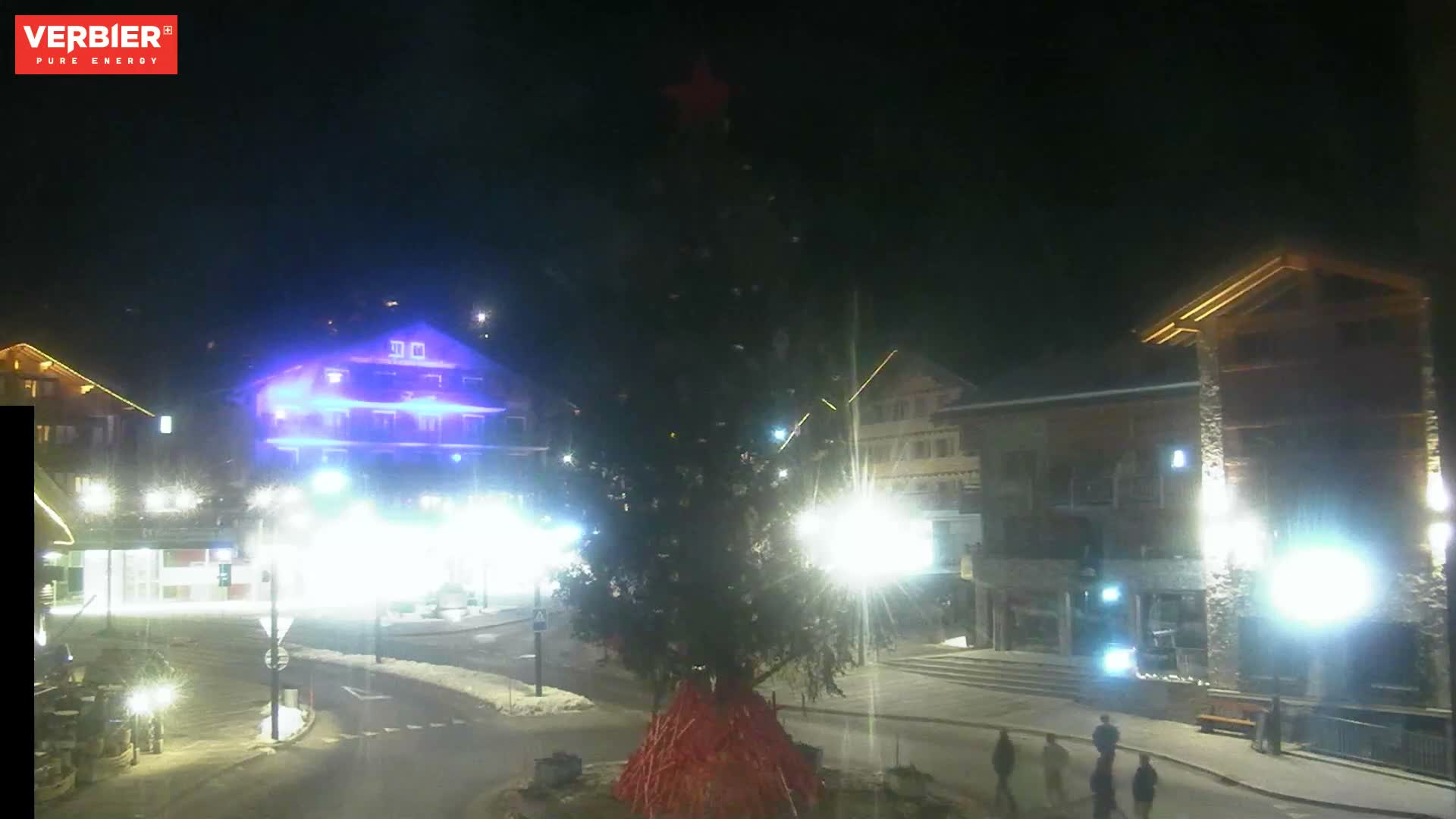 Verbier Ski Village  Center Live Cam - Val de Bagnes, Valais, Switzerland