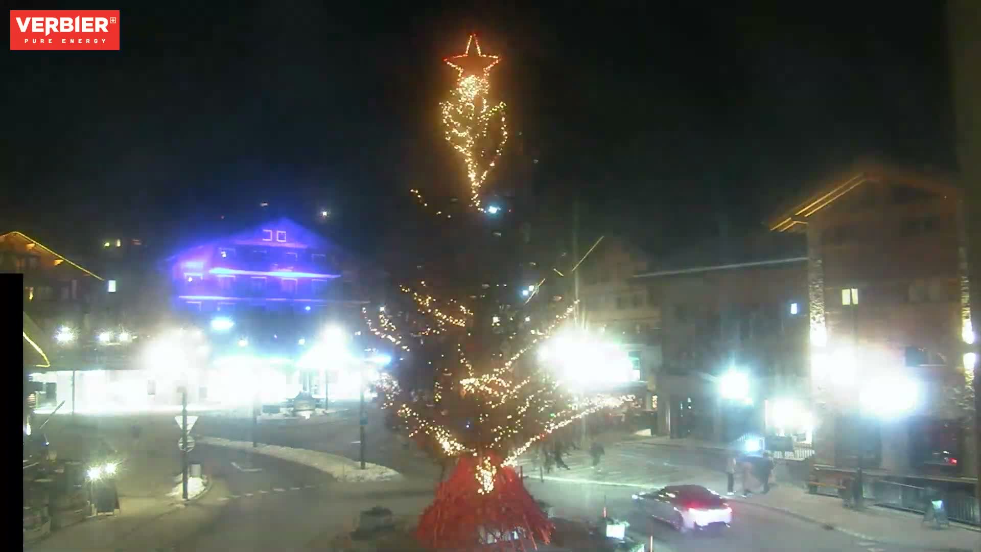 Verbier Ski Village  Center Live Cam - Val de Bagnes, Valais, Switzerland