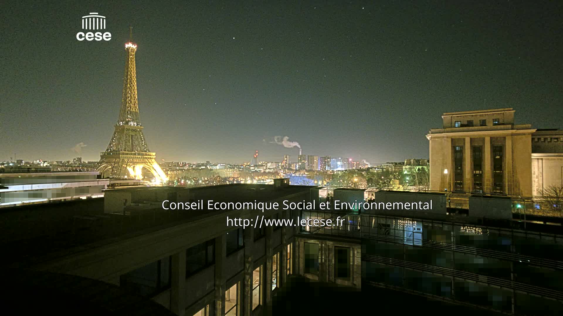 Paris, Eiffel Tower View from Palace of Jena (Palais d'Iena) Live Cam -  Paris, Métropole du Grand Paris,  Île-de-France, France