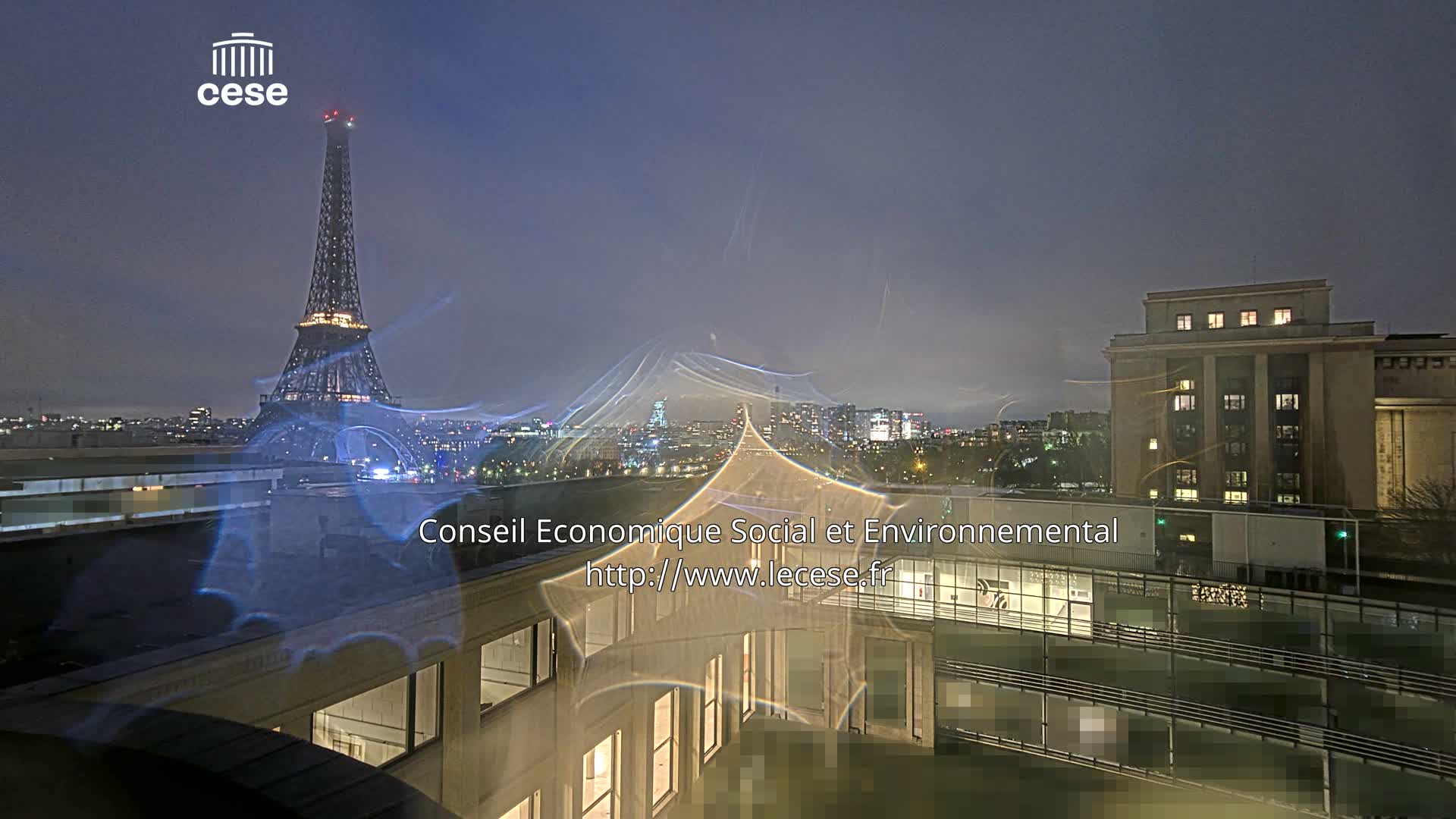 Paris, Eiffel Tower View from Palace of Jena (Palais d'Iena) Live Cam -  Paris, Métropole du Grand Paris,  Île-de-France, France