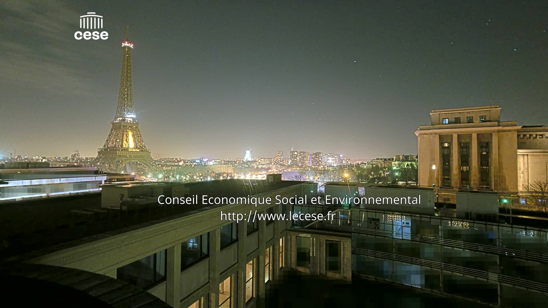 Paris, Eiffel Tower View from Palace of Jena (Palais d'Iena) Live Cam -  Paris, Métropole du Grand Paris,  Île-de-France, France