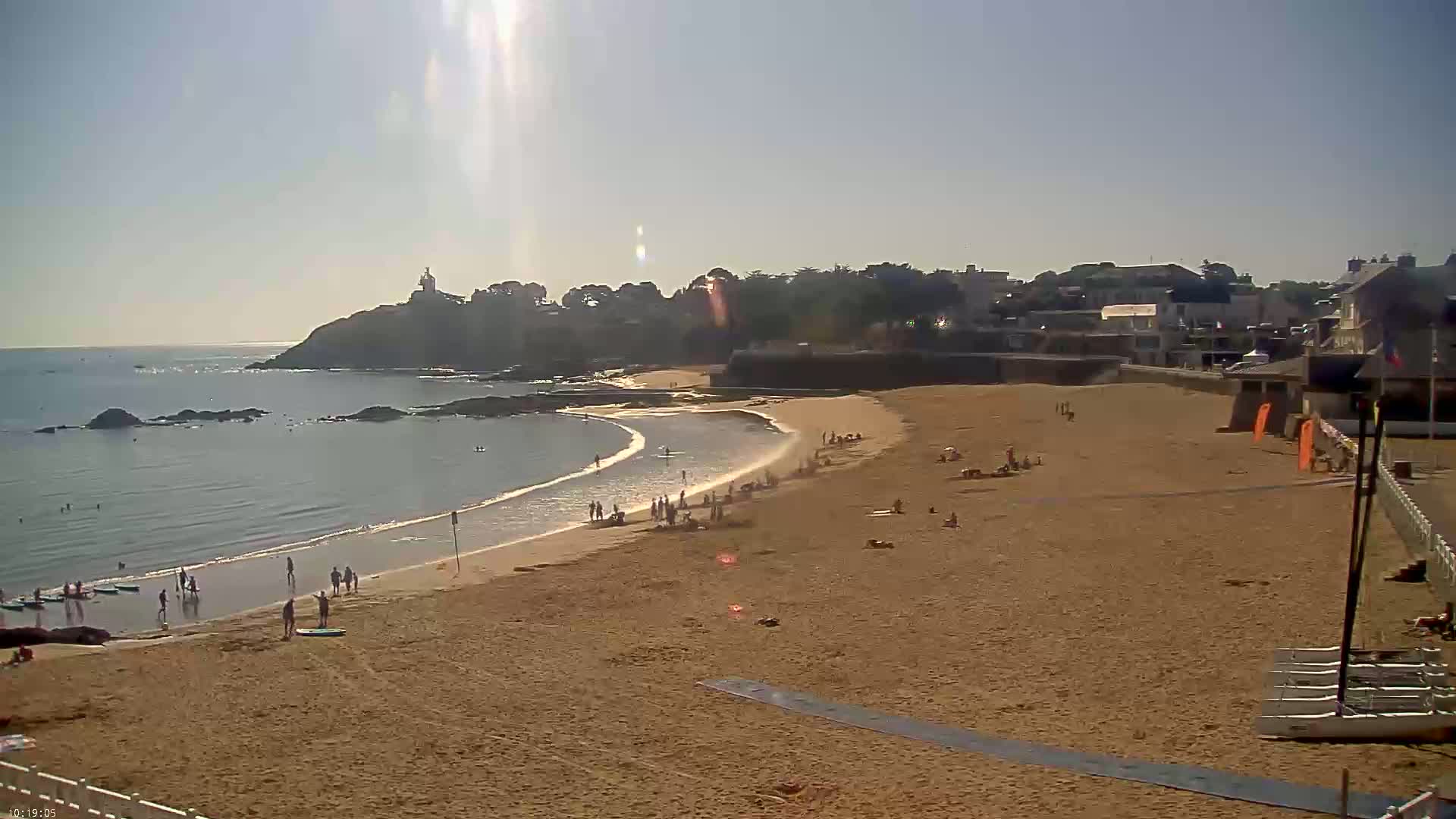 Saint-Quay-Portrieux Beach Live Cam - Saint-Breiuc, Cotes-d'Armor, Bretagne, France