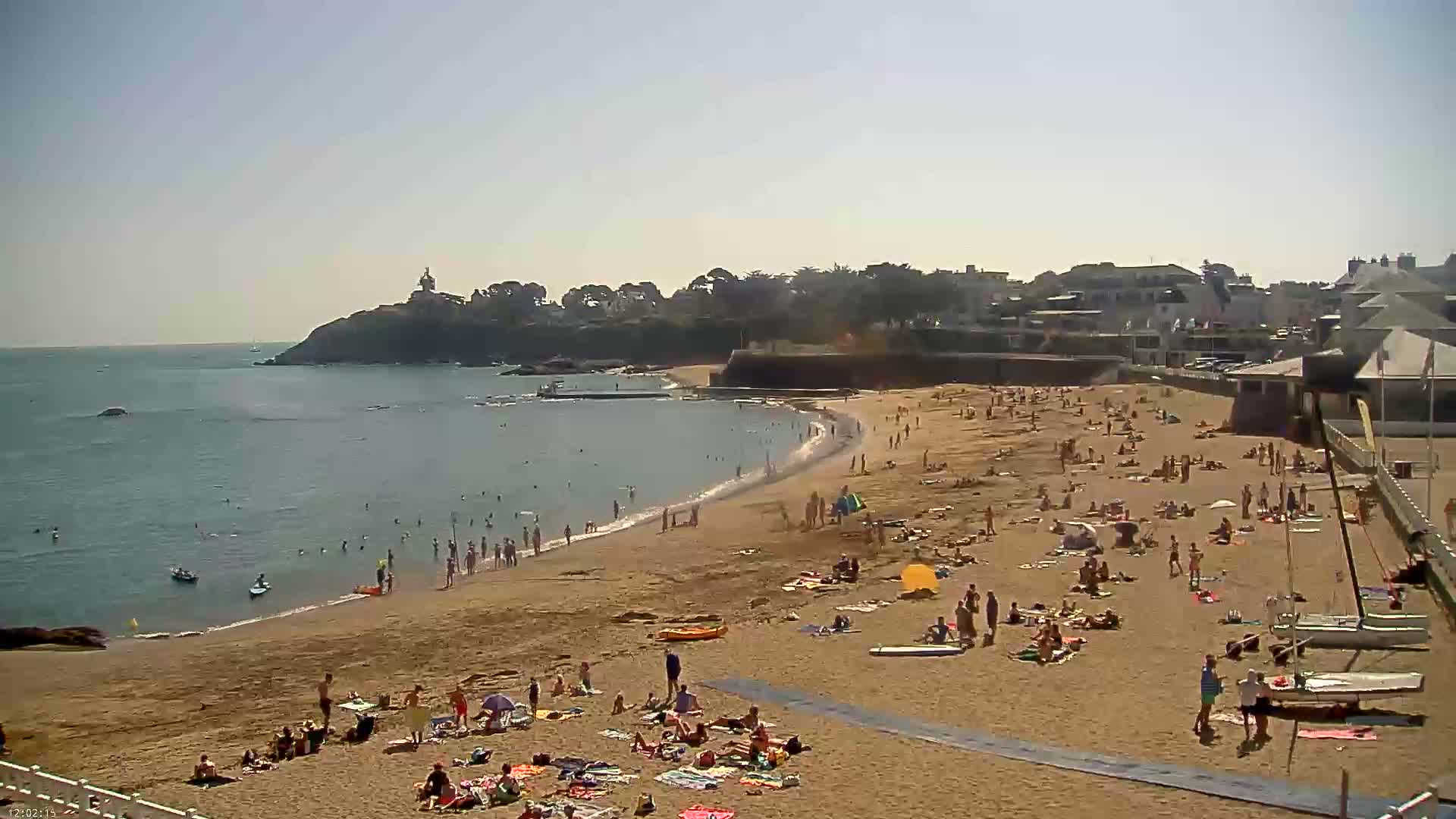 Saint-Quay-Portrieux Beach Live Cam - Saint-Breiuc, Cotes-d'Armor, Bretagne, France