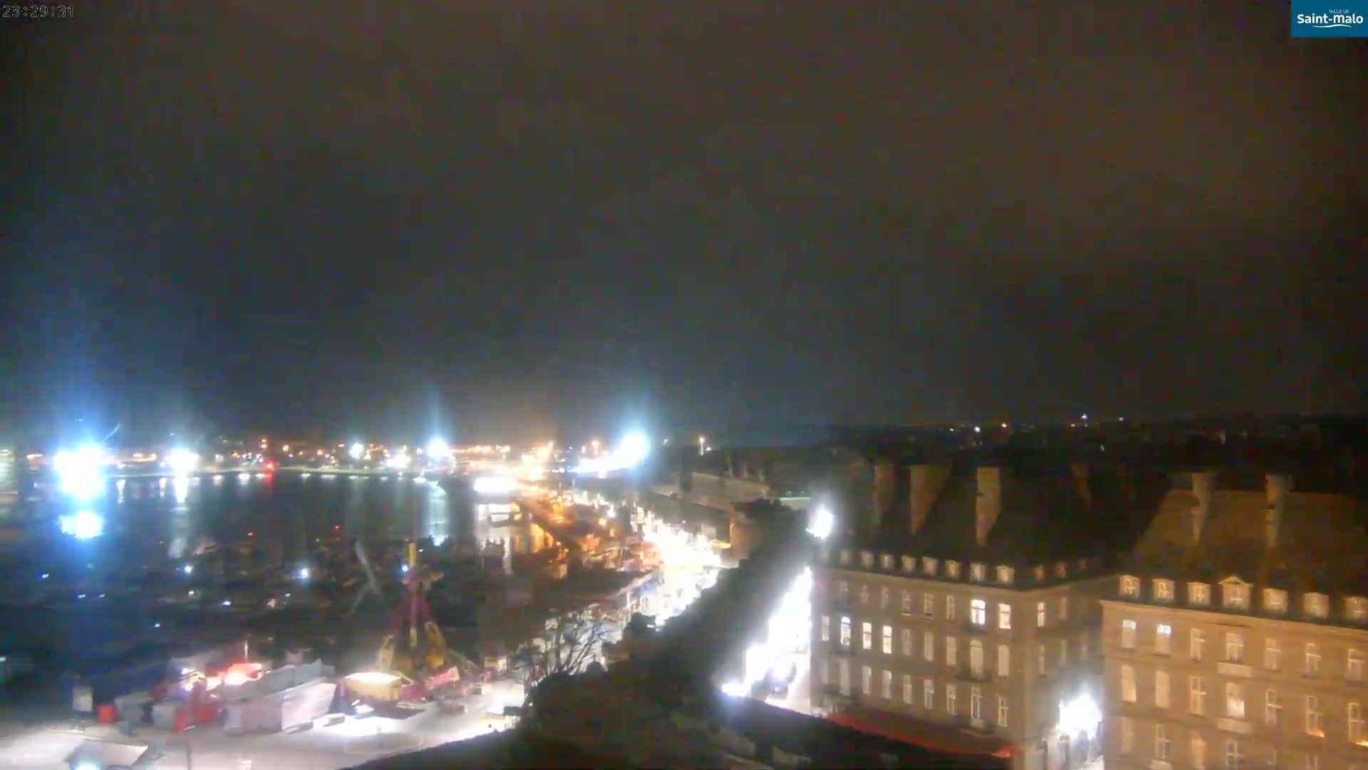 Saint-Malo City Skyline PTZ Live Cam - Saint-Malo, Ille-et-Vilaine, Bretagne, France