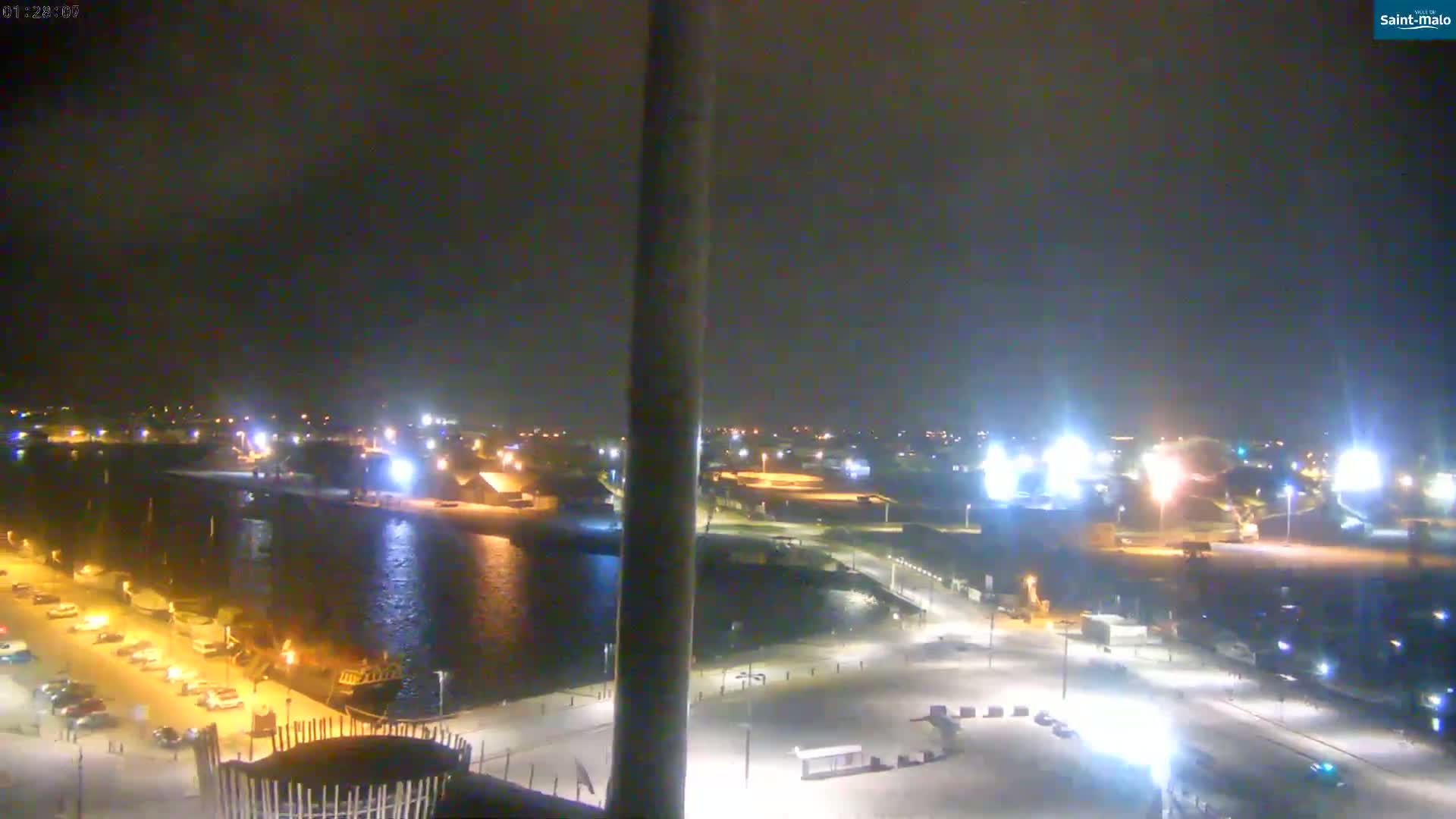 Saint-Malo City Skyline PTZ Live Cam - Saint-Malo, Ille-et-Vilaine, Bretagne, France