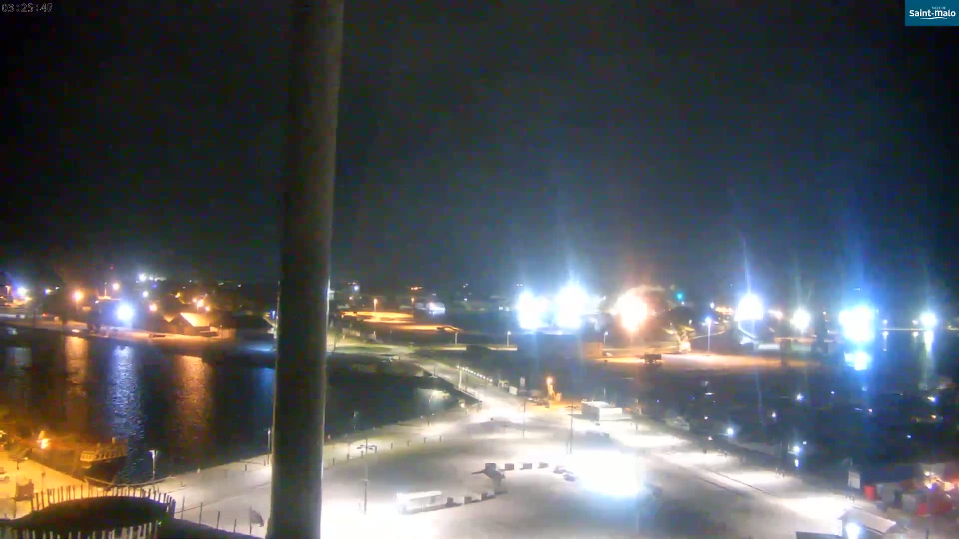 Saint-Malo City Skyline PTZ Live Cam - Saint-Malo, Ille-et-Vilaine, Bretagne, France