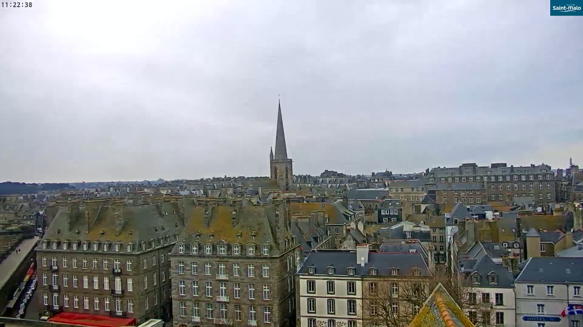 Saint-Malo City Skyline PTZ Live Cam - Saint-Malo, Ille-et-Vilaine, Bretagne, France