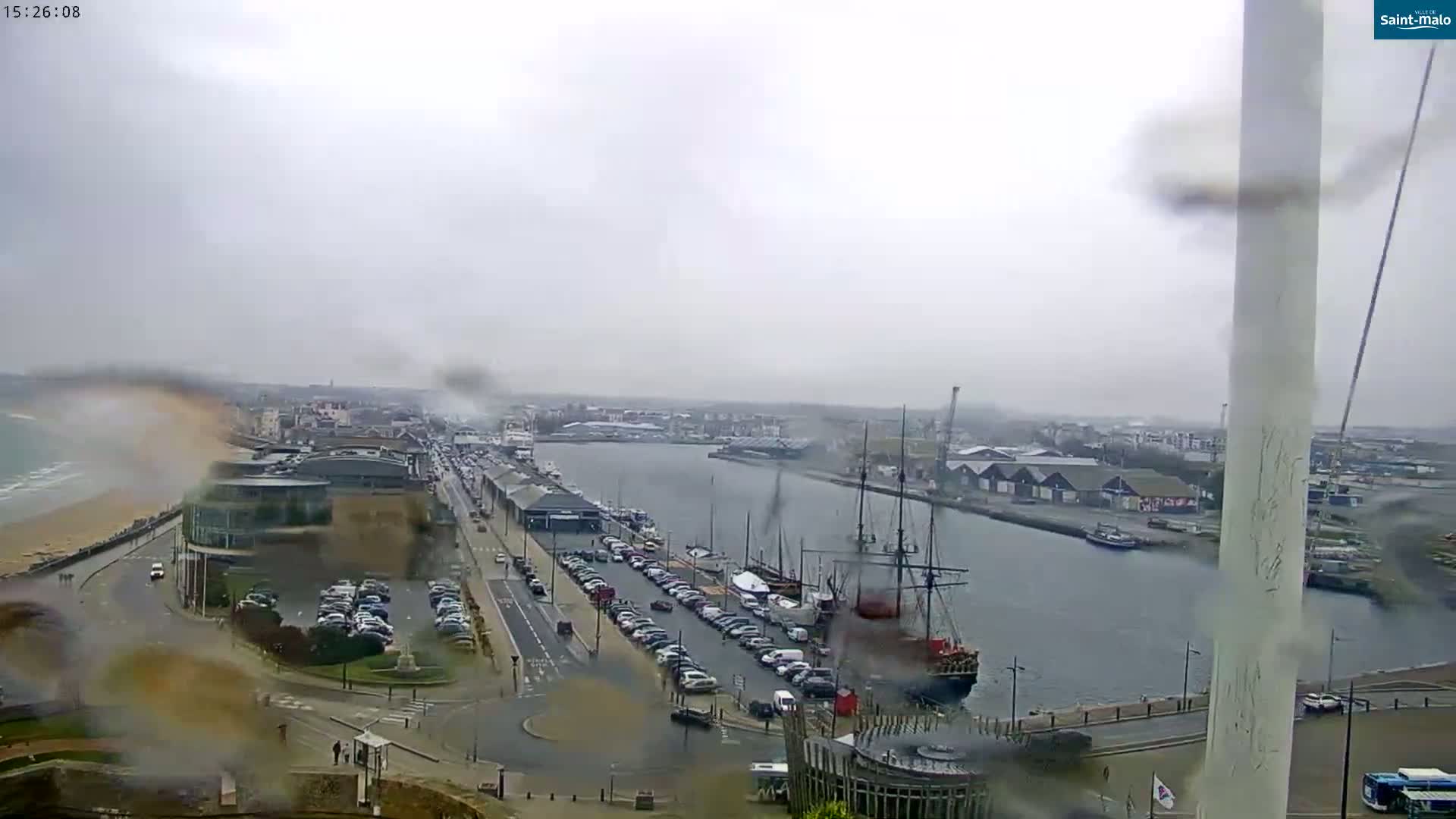 Saint-Malo City Skyline PTZ Live Cam - Saint-Malo, Ille-et-Vilaine, Bretagne, France