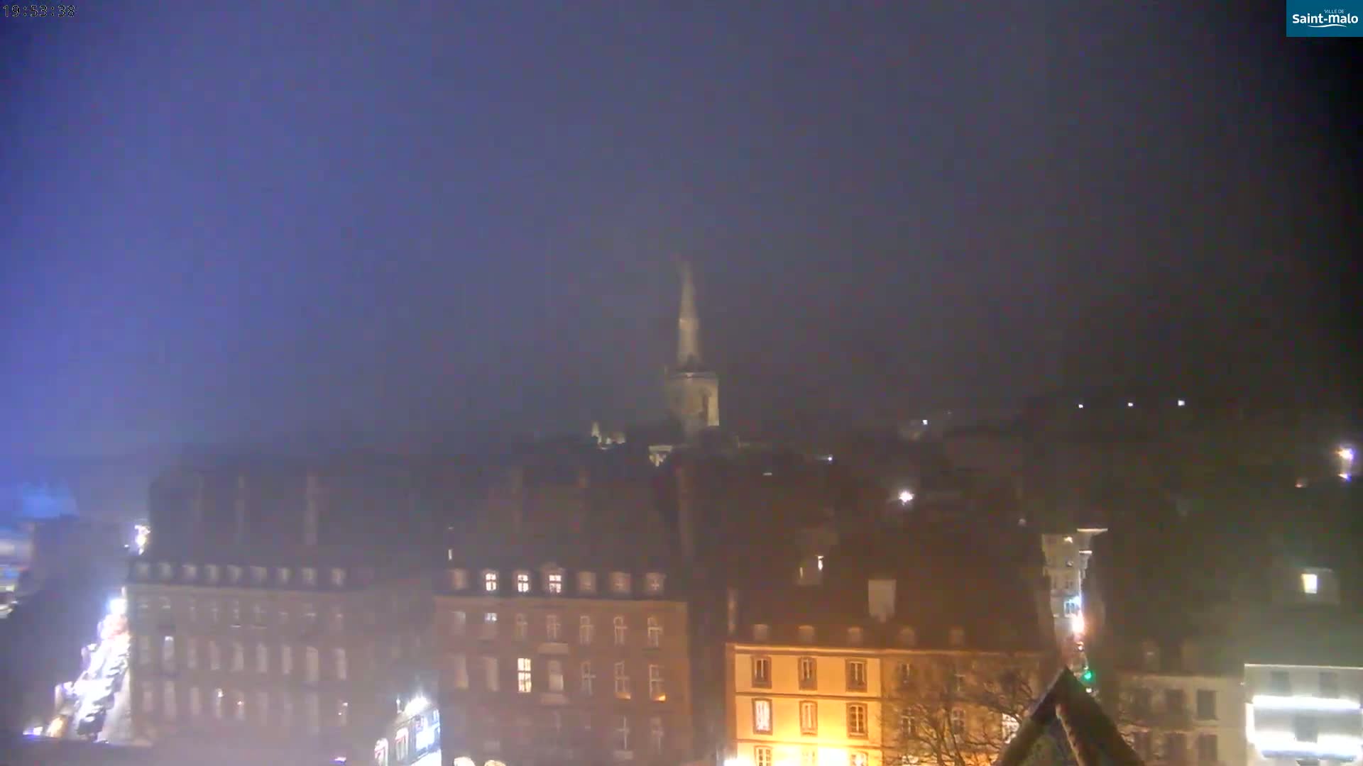 Saint-Malo City Skyline PTZ Live Cam - Saint-Malo, Ille-et-Vilaine, Bretagne, France