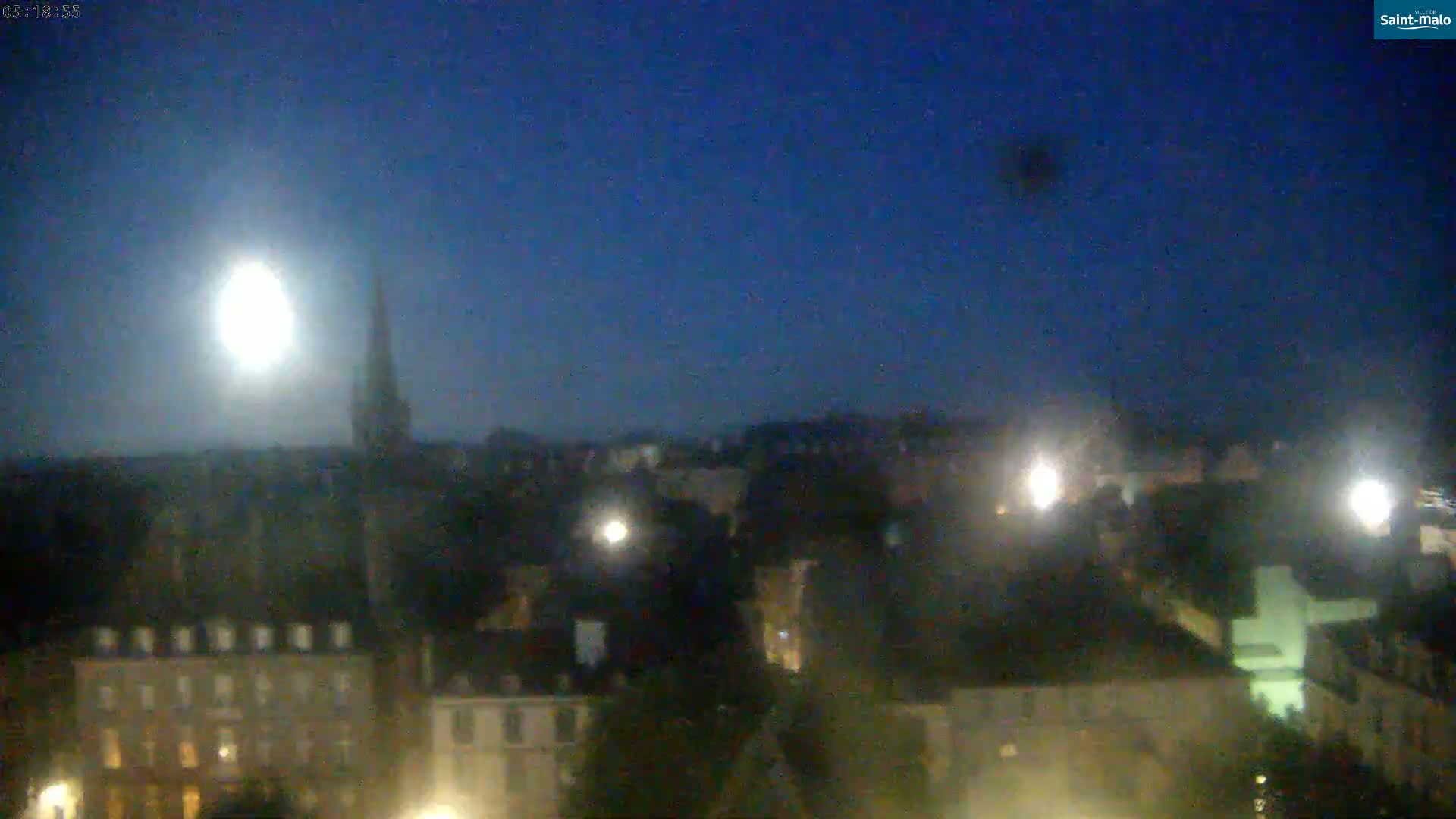 Saint-Malo City Skyline PTZ Live Cam - Saint-Malo, Ille-et-Vilaine, Bretagne, France
