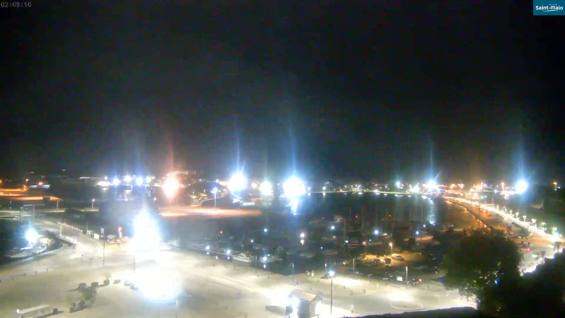 Saint-Malo City Skyline PTZ Live Cam - Saint-Malo, Ille-et-Vilaine, Bretagne, France