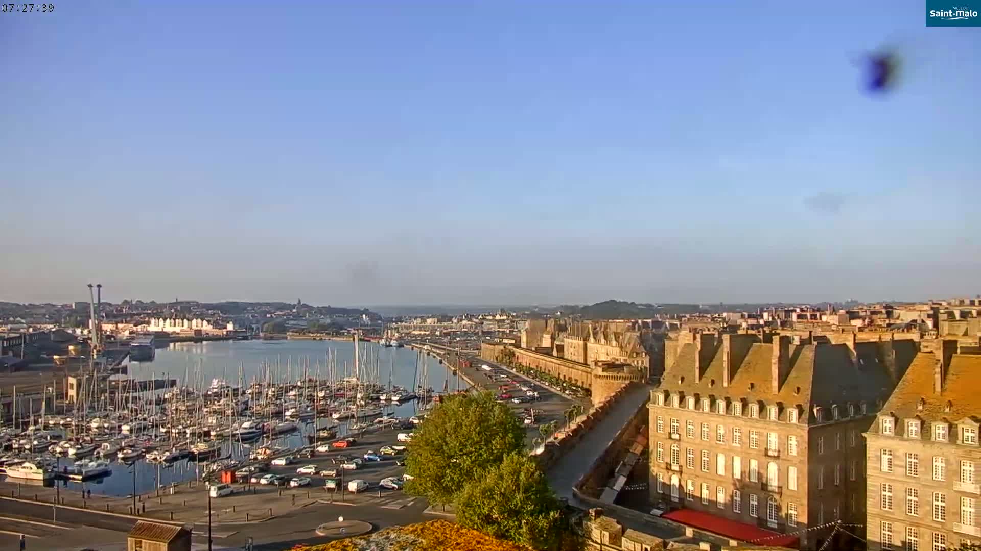 Saint-Malo City Skyline PTZ Live Cam - Saint-Malo, Ille-et-Vilaine, Bretagne, France