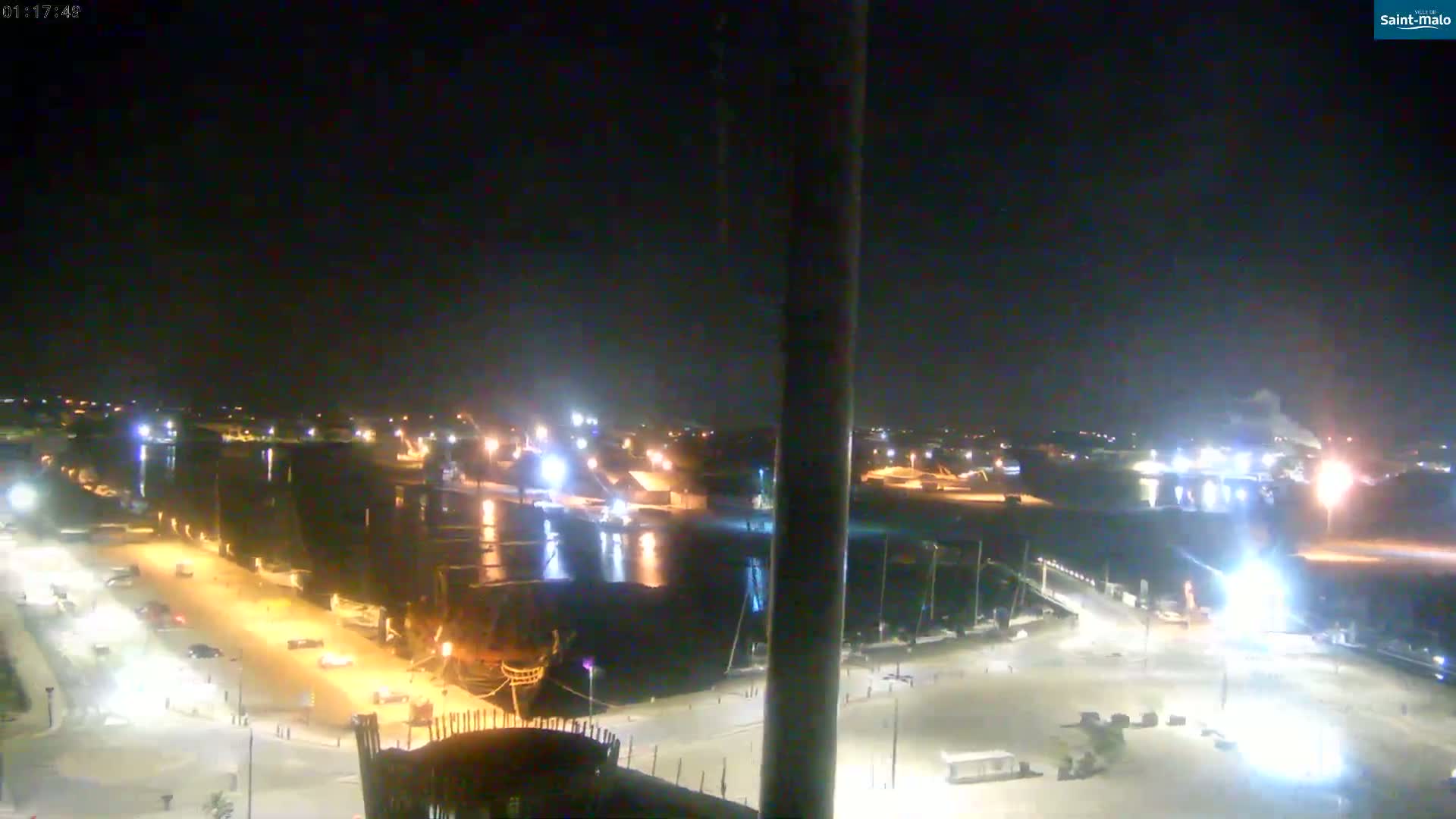 Saint-Malo City Skyline PTZ Live Cam - Saint-Malo, Ille-et-Vilaine, Bretagne, France