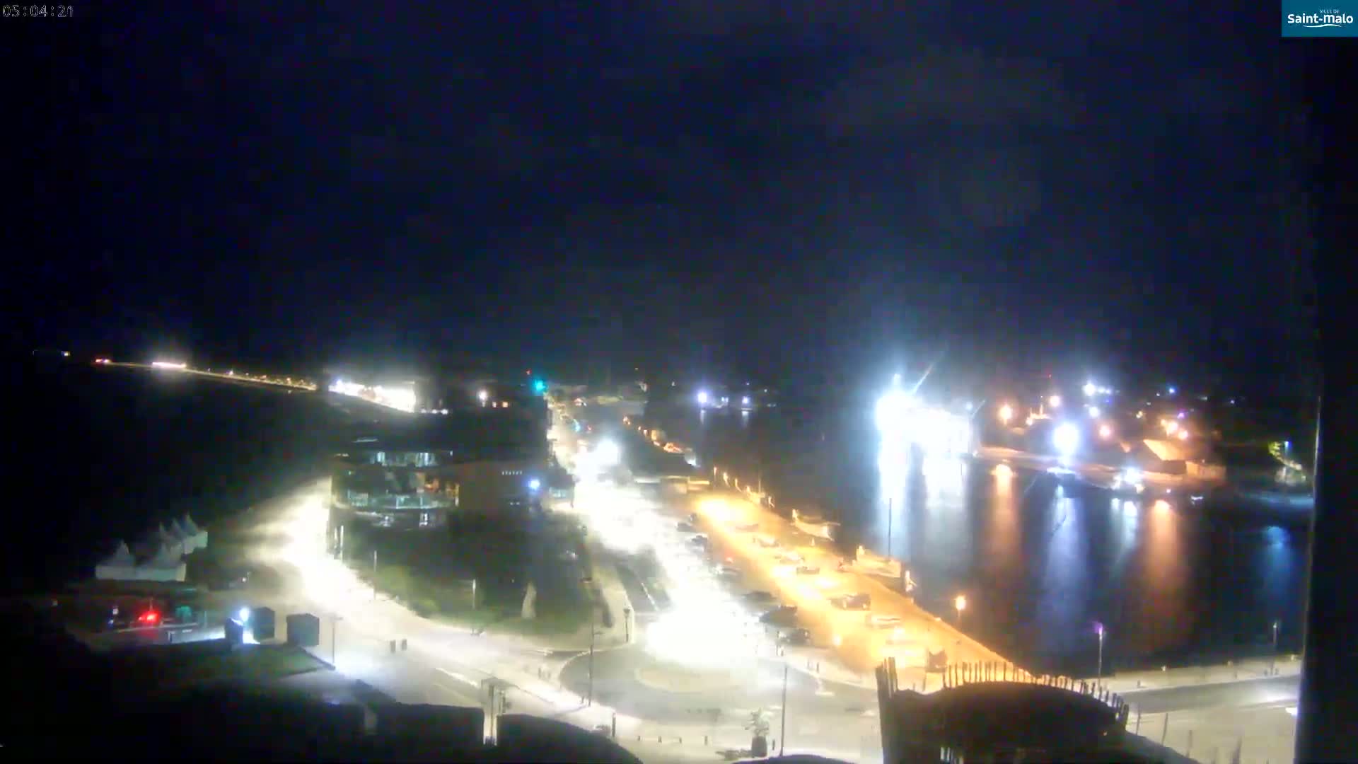 Saint-Malo City Skyline PTZ Live Cam - Saint-Malo, Ille-et-Vilaine, Bretagne, France