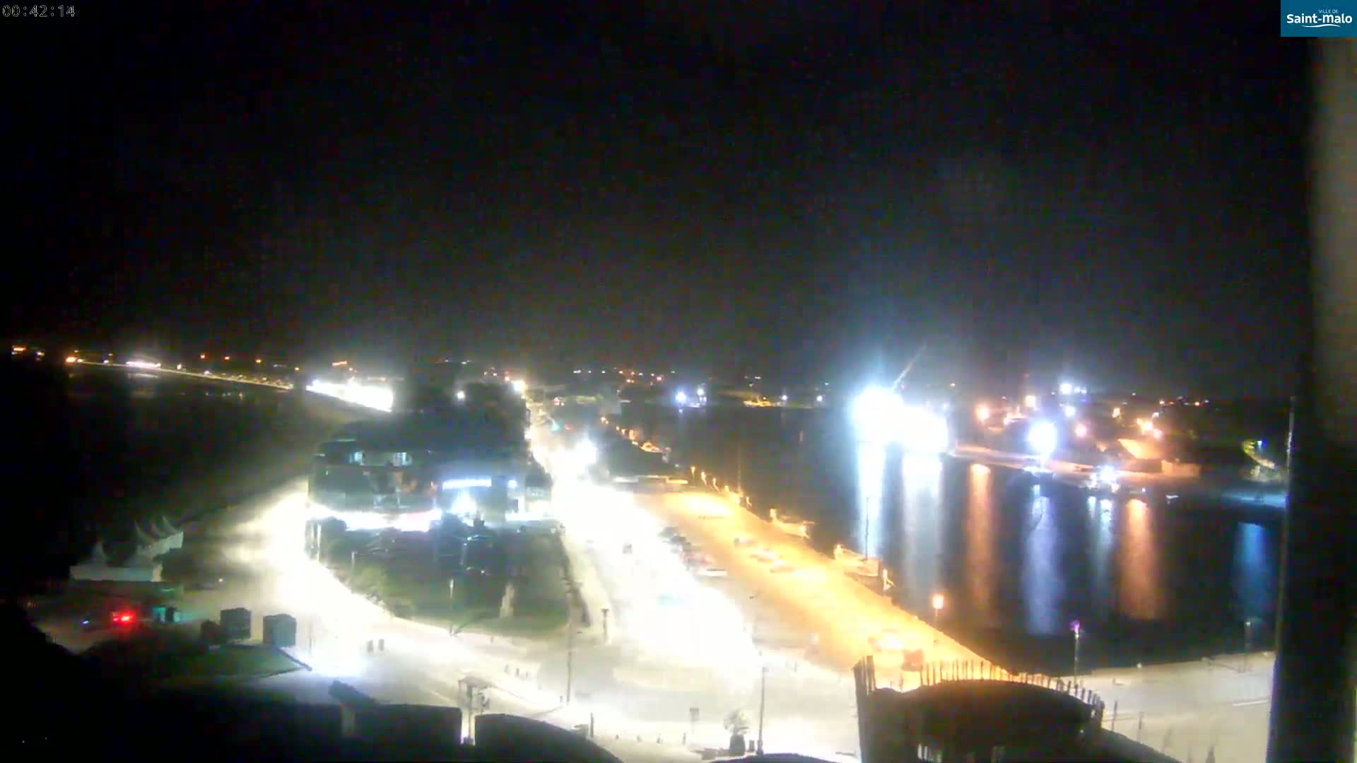 Saint-Malo City Skyline PTZ Live Cam - Saint-Malo, Ille-et-Vilaine, Bretagne, France
