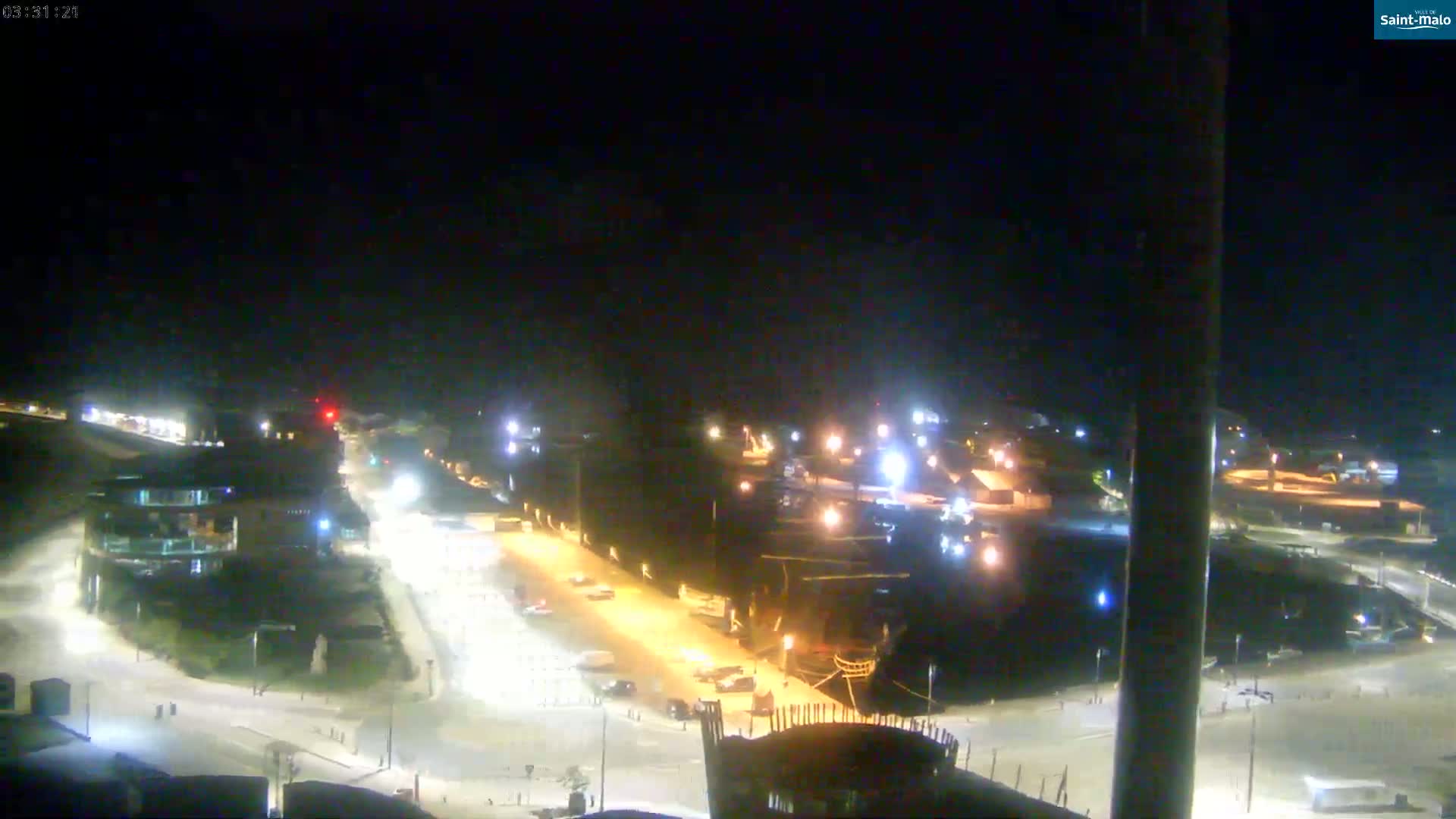 Saint-Malo City Skyline PTZ Live Cam - Saint-Malo, Ille-et-Vilaine, Bretagne, France