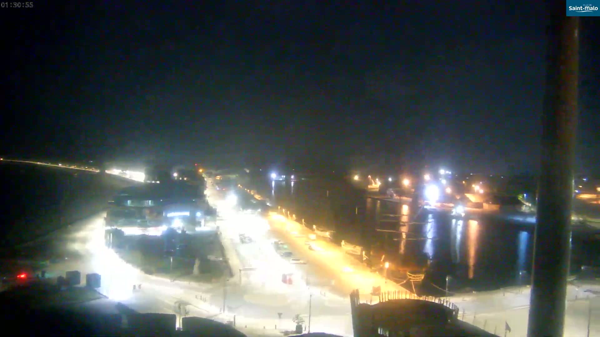 Saint-Malo City Skyline PTZ Live Cam - Saint-Malo, Ille-et-Vilaine, Bretagne, France