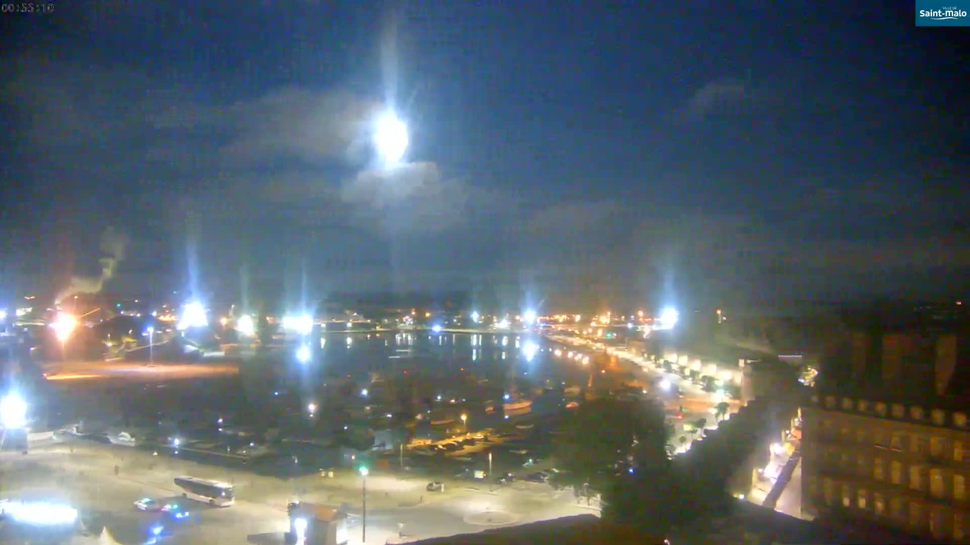Saint-Malo City Skyline PTZ Live Cam - Saint-Malo, Ille-et-Vilaine, Bretagne, France