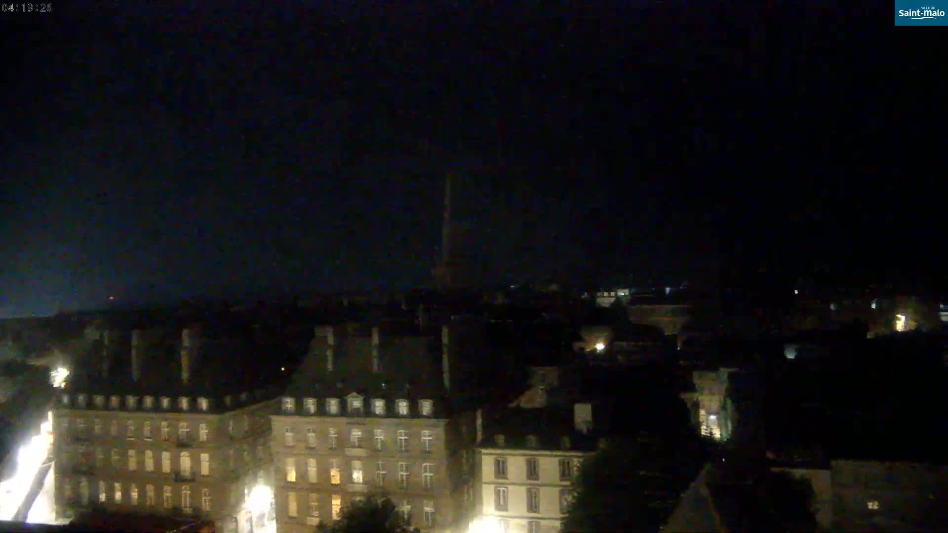 Saint-Malo City Skyline PTZ Live Cam - Saint-Malo, Ille-et-Vilaine, Bretagne, France